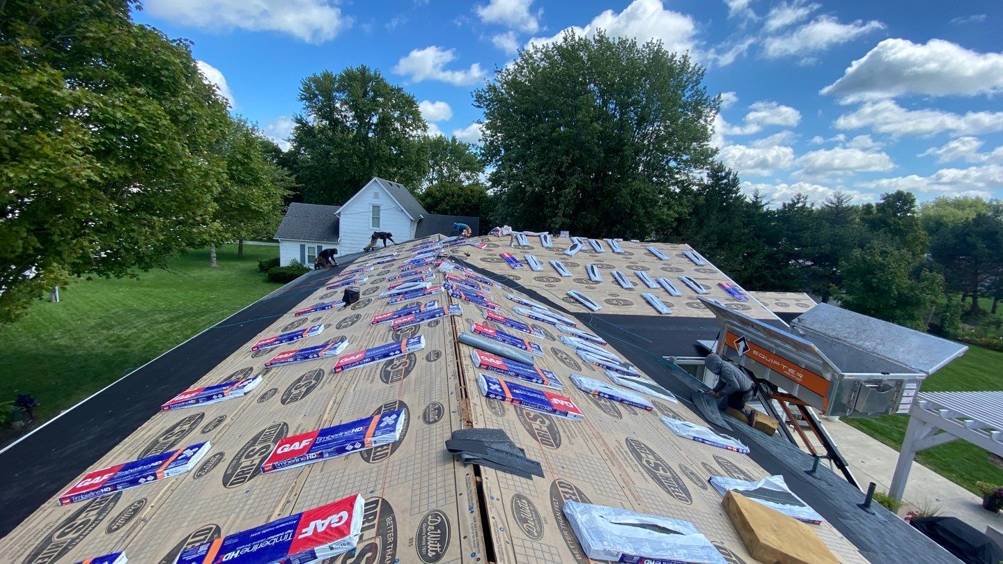 Residential Roofing Installation using GAF Timberline HDZ Pewter Gray by Nitro Roofing and Construction