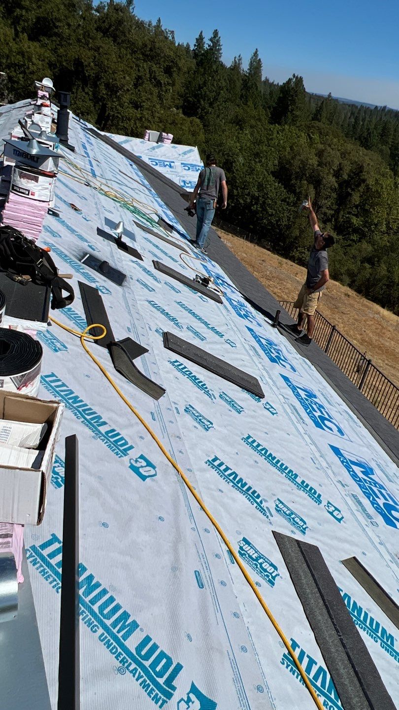 Gutters and new Roof by Byers Enterprises 