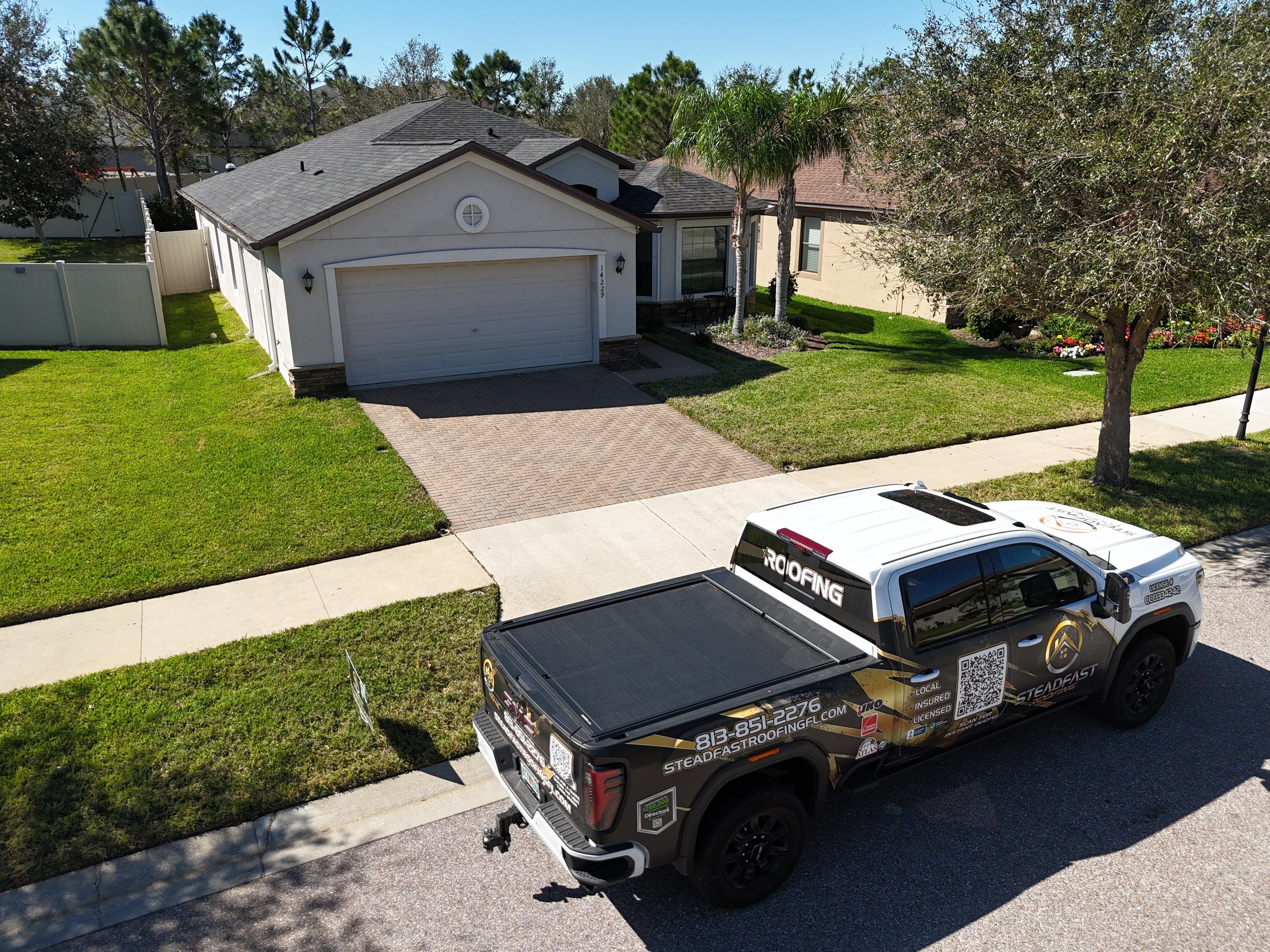 Roof Replacement in Ruskin FL. by Steadfast Roofing 