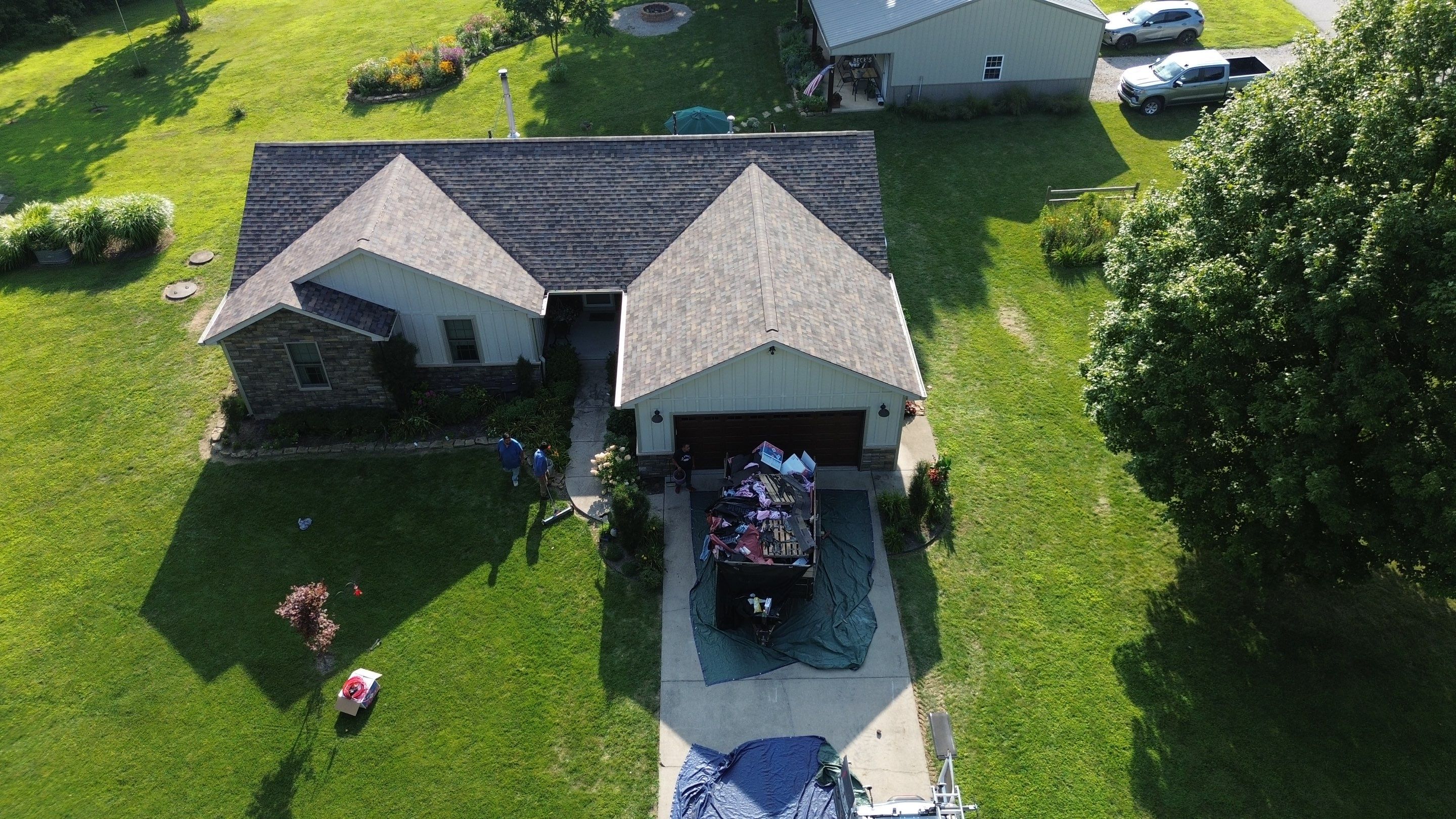 Project in Columbus by Moss Roofing