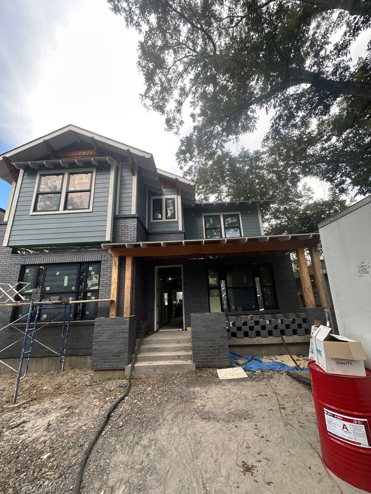 Fully encapsulated Dallas custom home by Apex Insulation Solutions