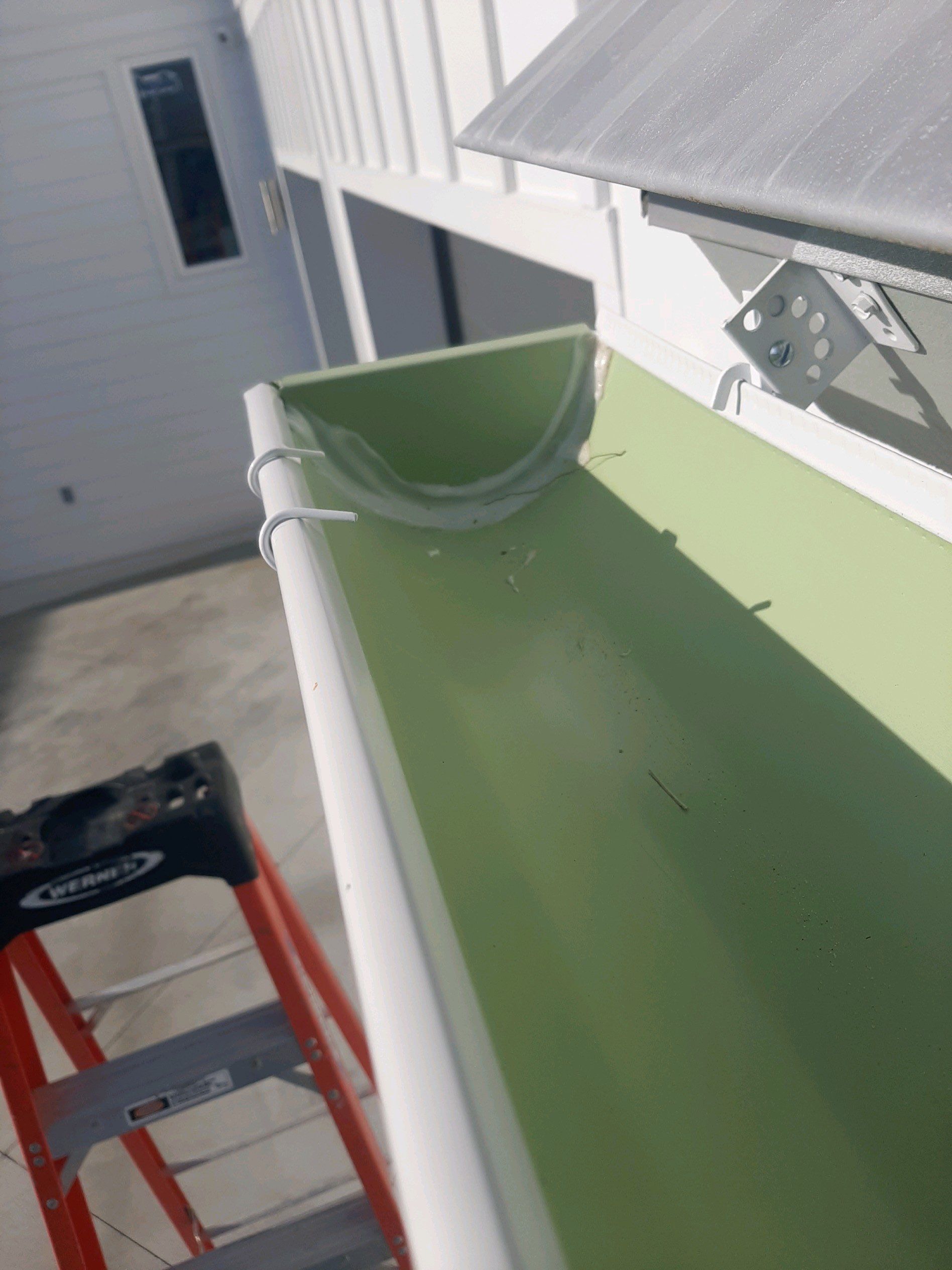 Gutter Installation Using 6 Inch Seamless Aluminum Gutters by Gutter Professors