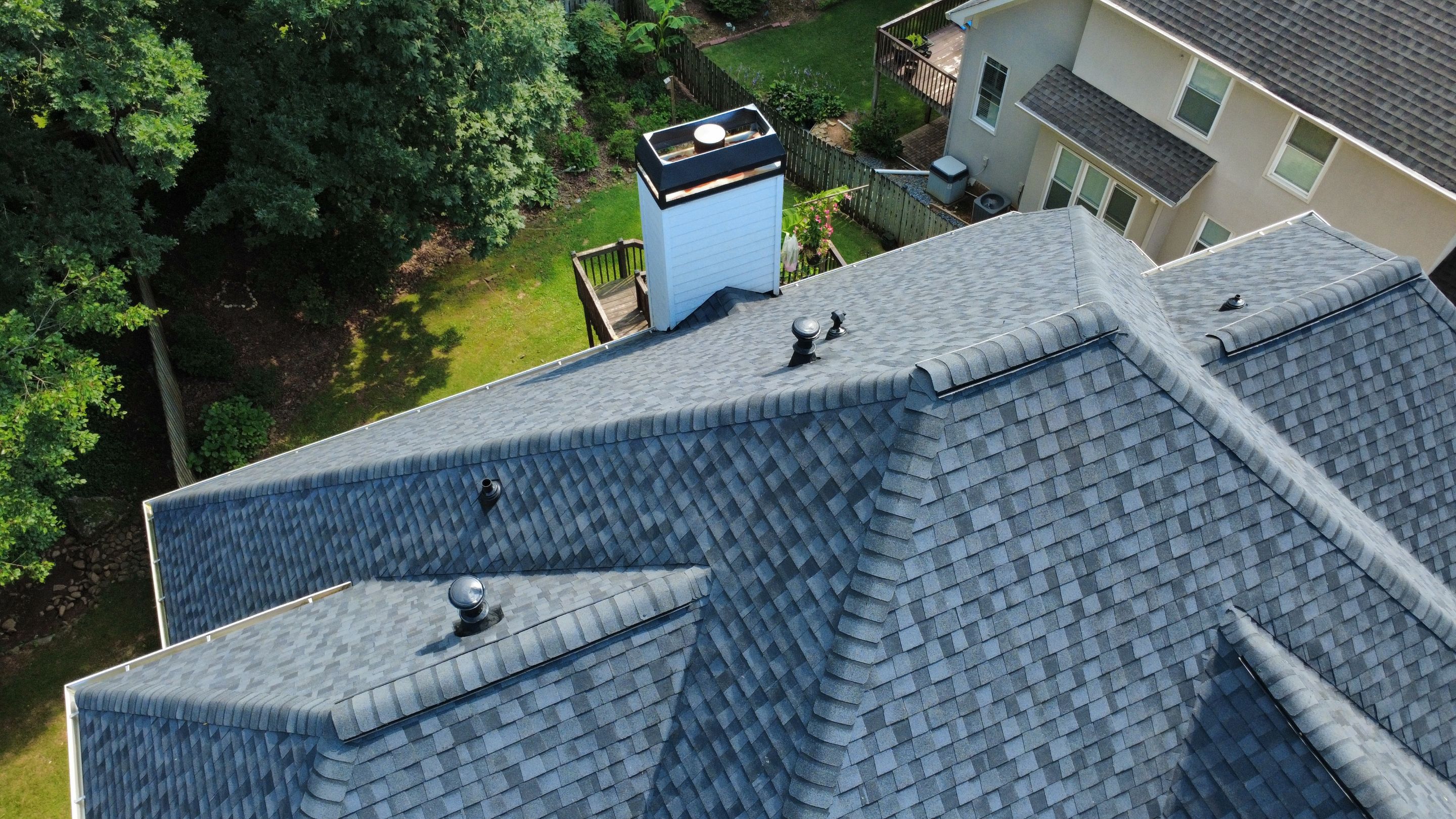 Marietta, GA Roof Replacement CertainTeed Landmark Moire Black by Reset Roofing