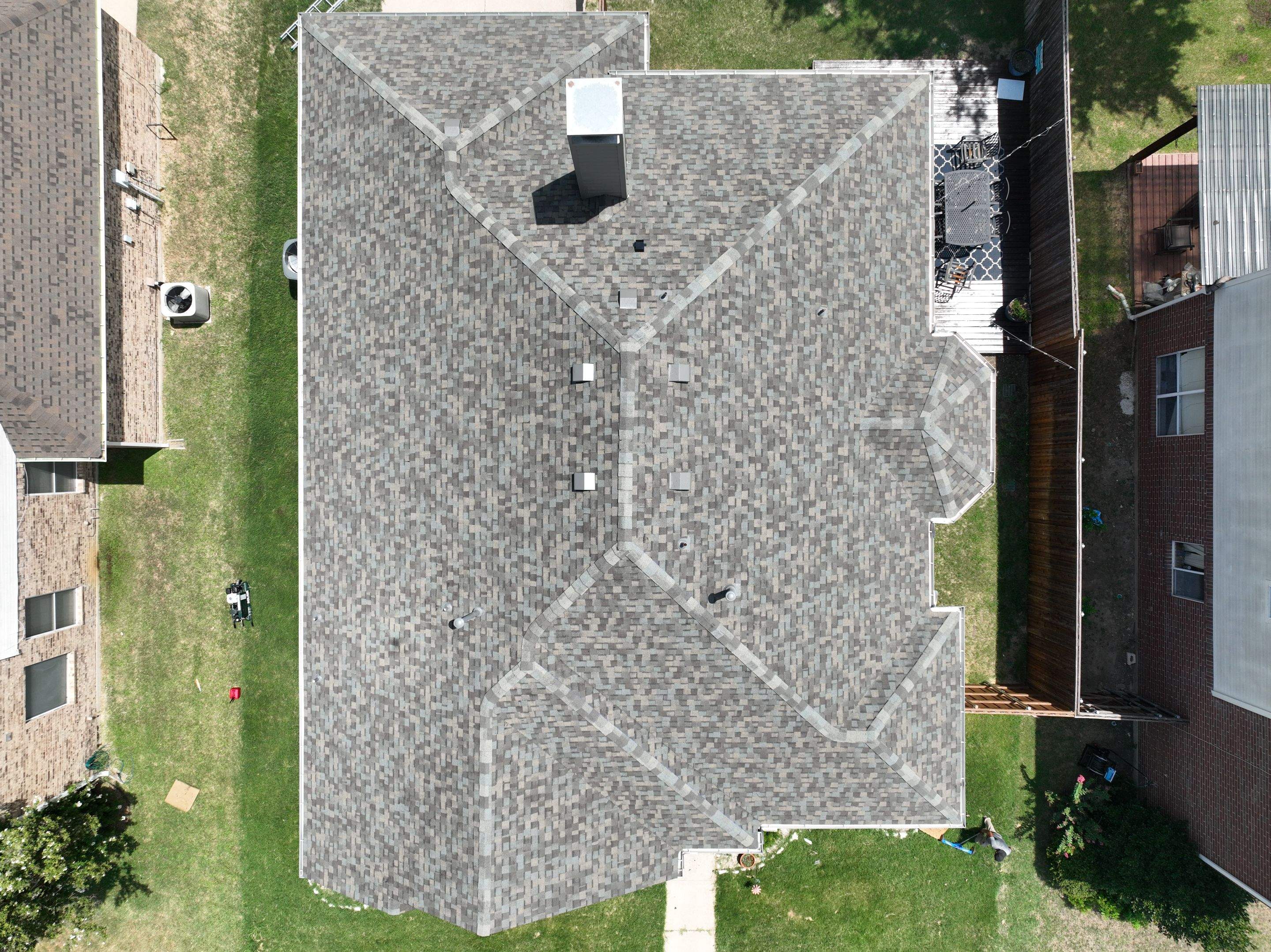 Residential Roofing Installation using CertainTeed Landmark MaxDef Weathered Wood by OneSource Roofing and Restoration