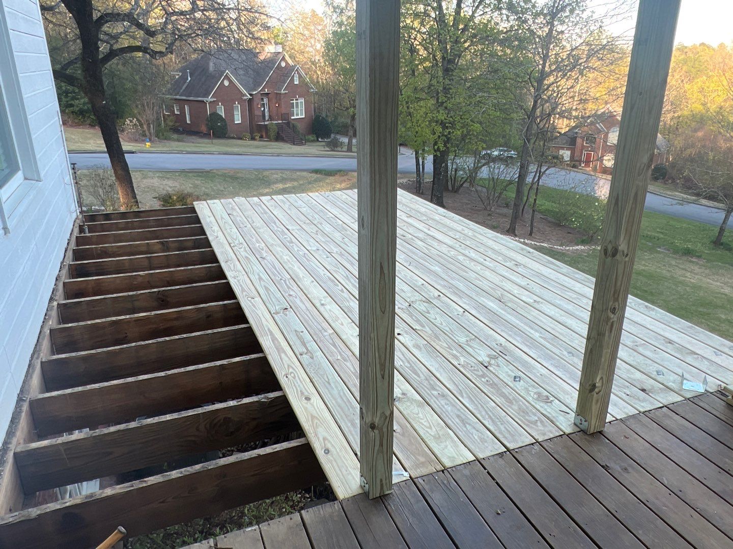 Shades Pointe Lane - Deck Installation  by Pillar and Pine