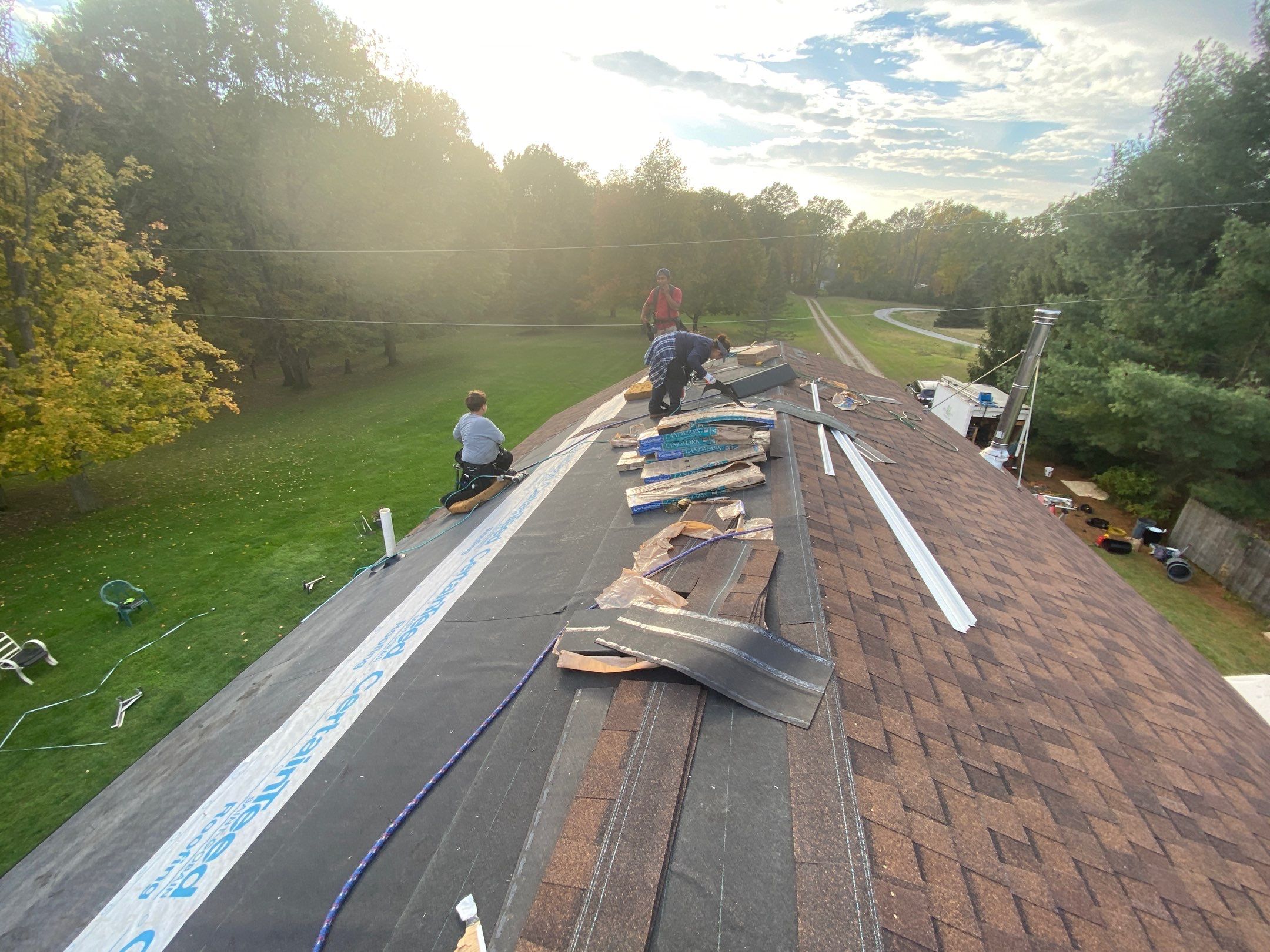 Roof Replacement using CertainTeed Landmark by 180 Contractors