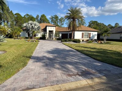 Flat Tile Roof, Paver Pool Deck & Driveway Cleaning | Cove at Twin Rivers, Parrish FL