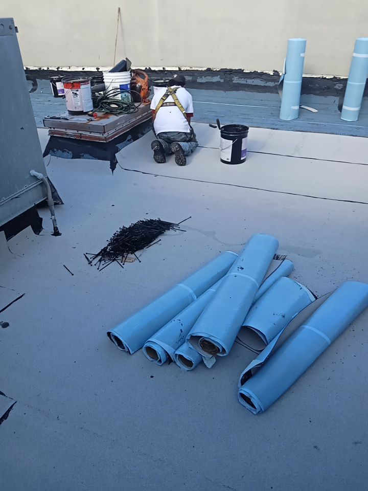 Flat Roof Replacement using Certainteed Flintlastic SA Roofing System by Aastro Roofing