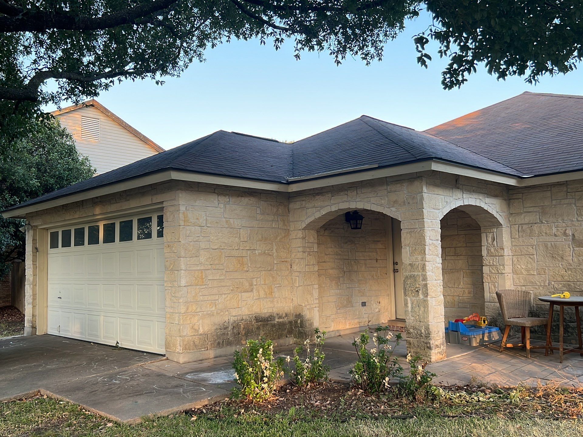 Residential Roof Replacement and Fence Restoration in Cedar Park by Caliber Restoration LLC
