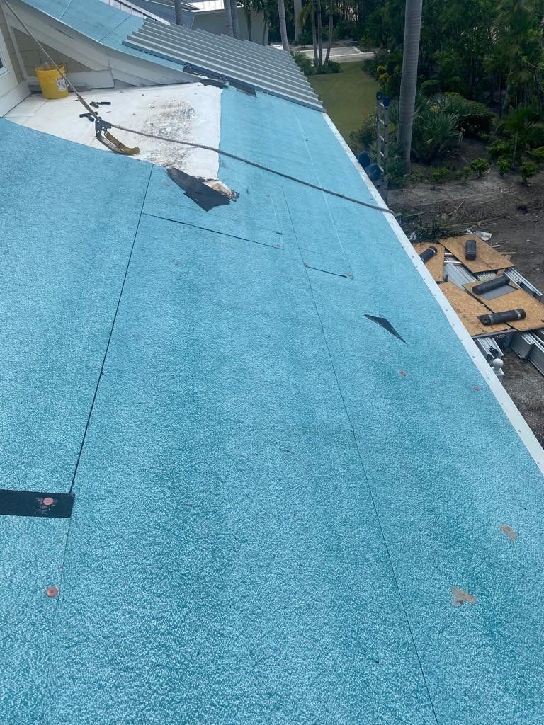 Sanibel Island Standing Seam Roof Replacement by Four Peaks Roofing