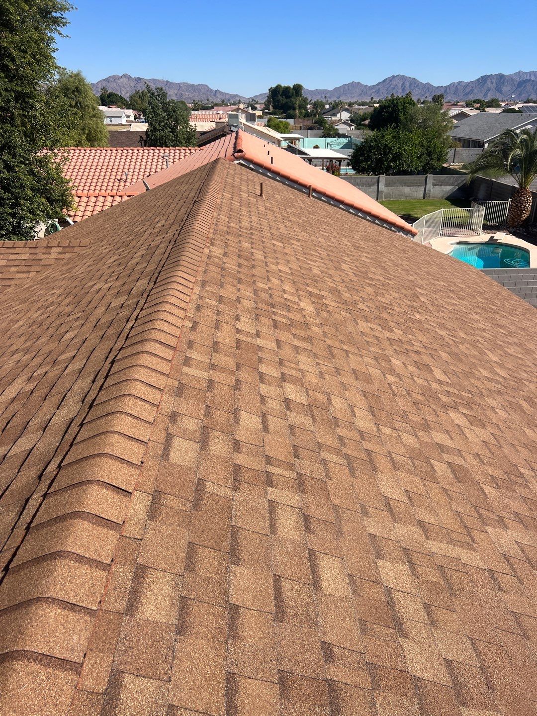 Desert Tan Shingles by Reimagine Roofing