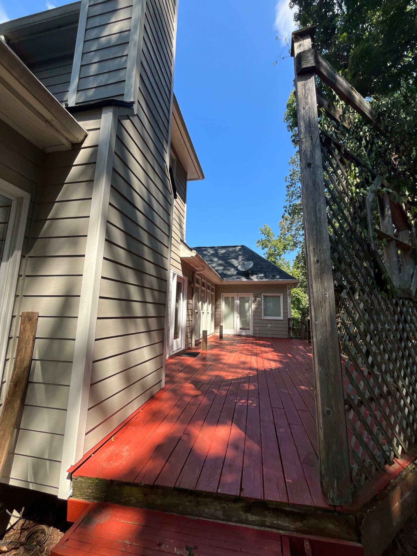 Marietta, GA Color Plus Siding Installation and Deck Build by Nelson Exteriors