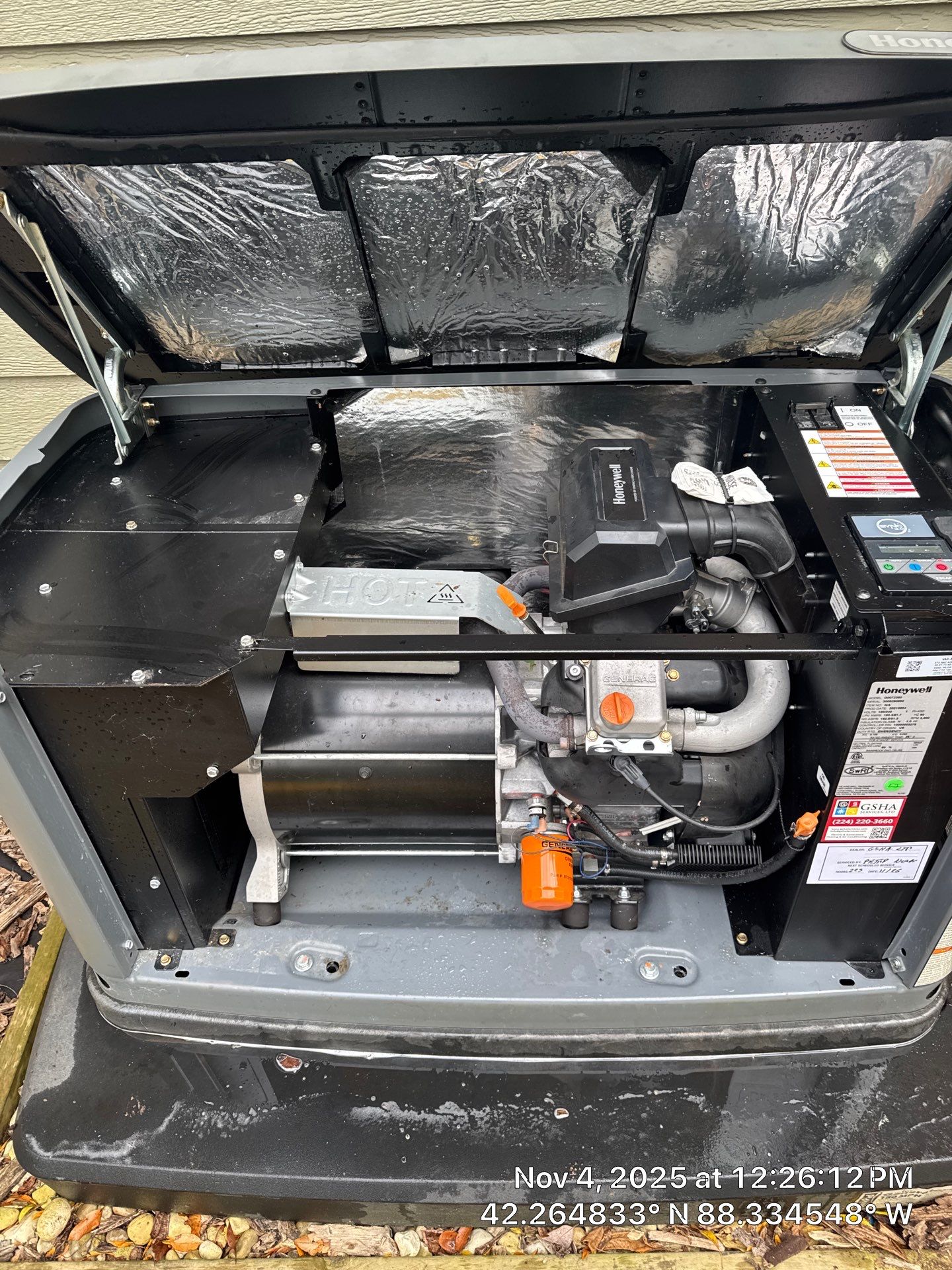 Honeywell 22kW Standby Generator Maintenance – Crystal Lake, IL | GSHA Services, LTD by GSHA Services LTD