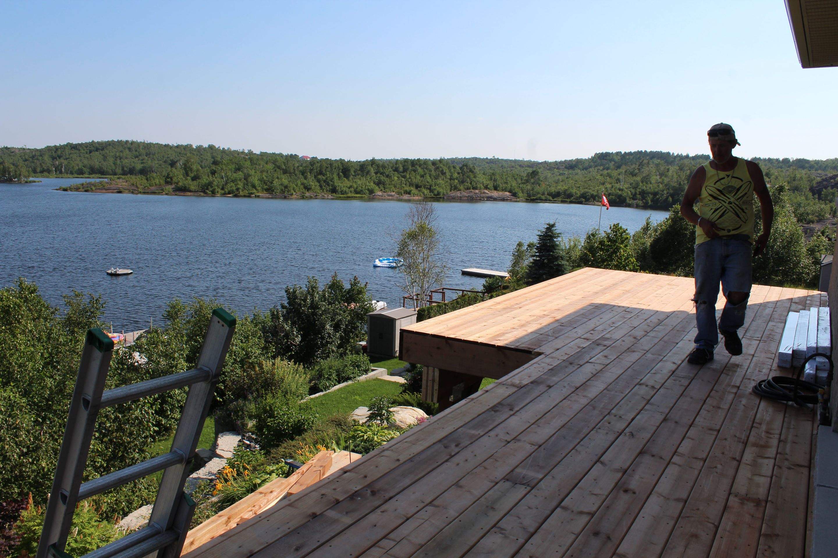 Deck Construction by Impact Construction Sudbury