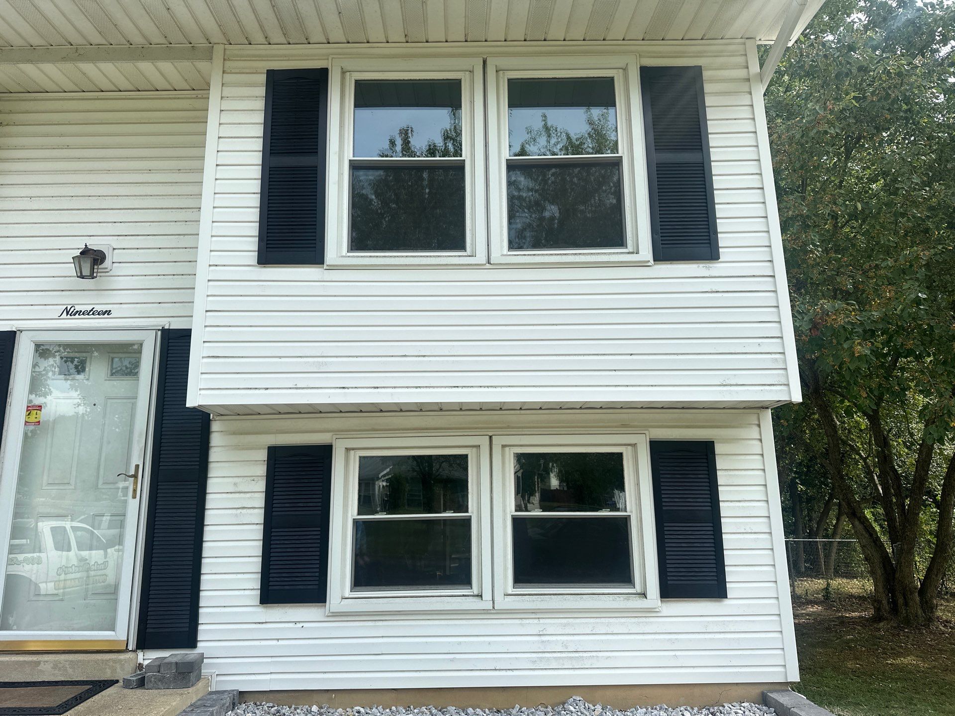Shutters using Mid America Louvered by ExteriorPros