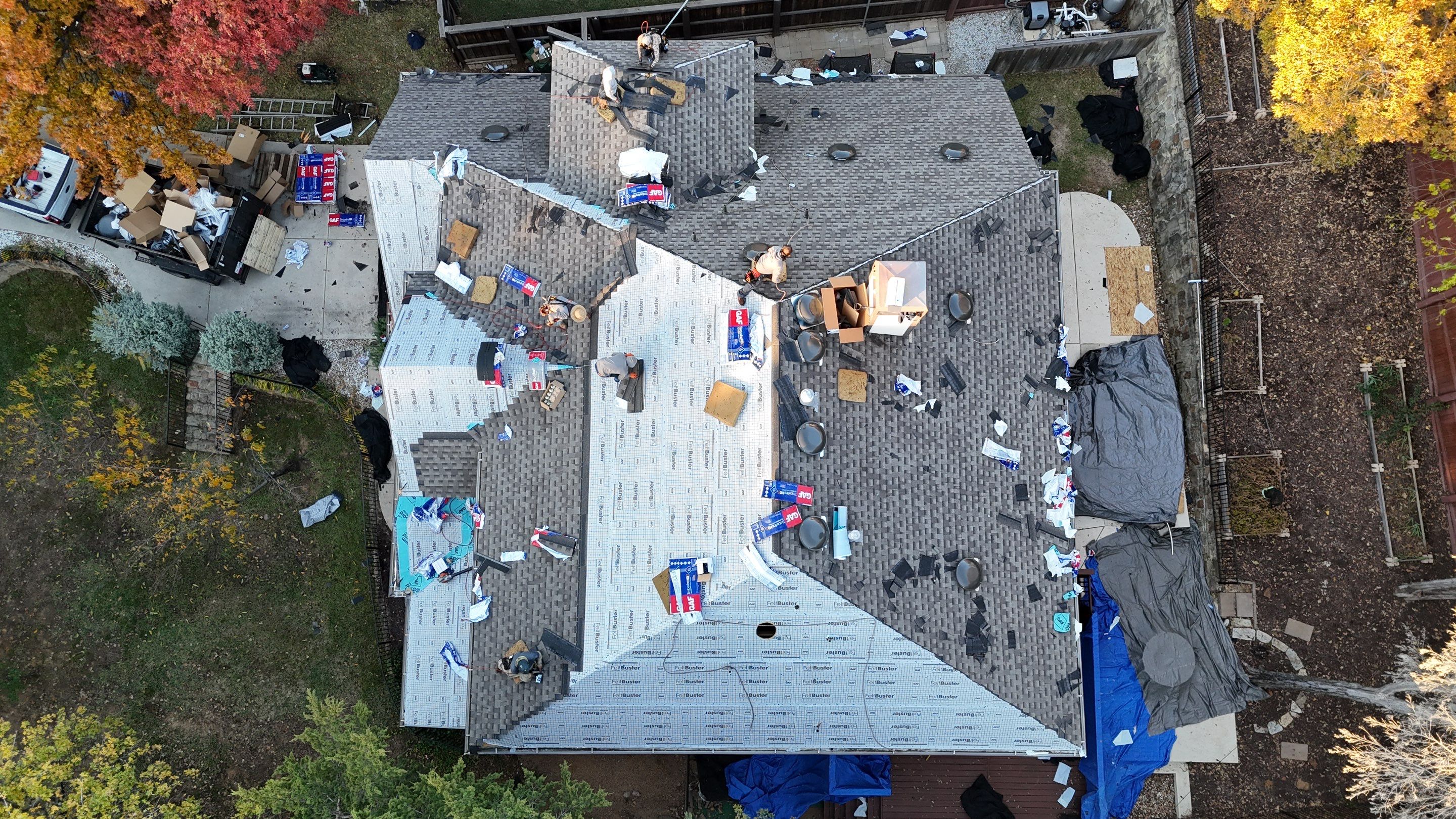 Grapevine Texas Project - Retail Roof Replacement  by First United Roofing & Construction