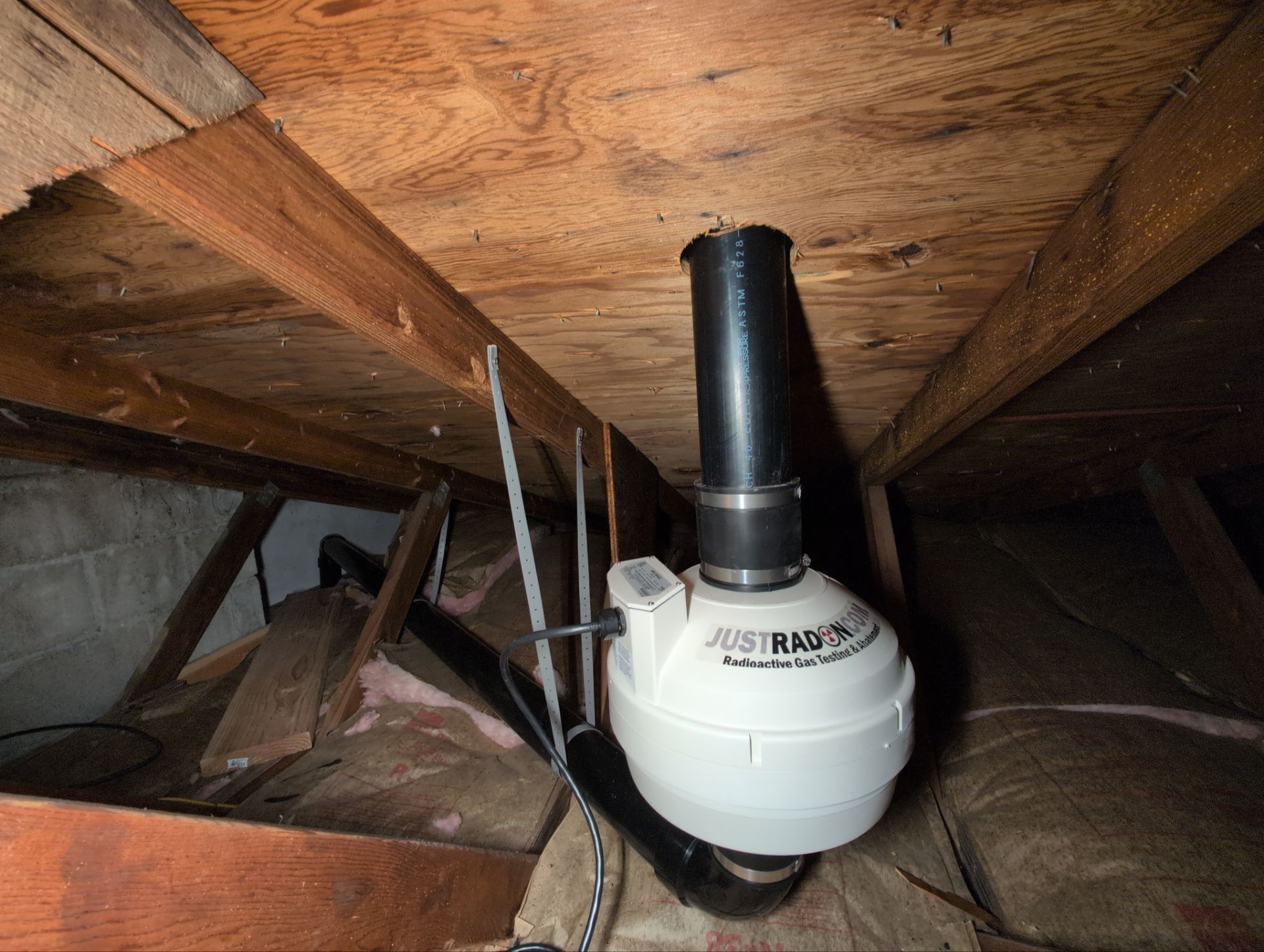 Subslab Radon System by JustRadon.Com
