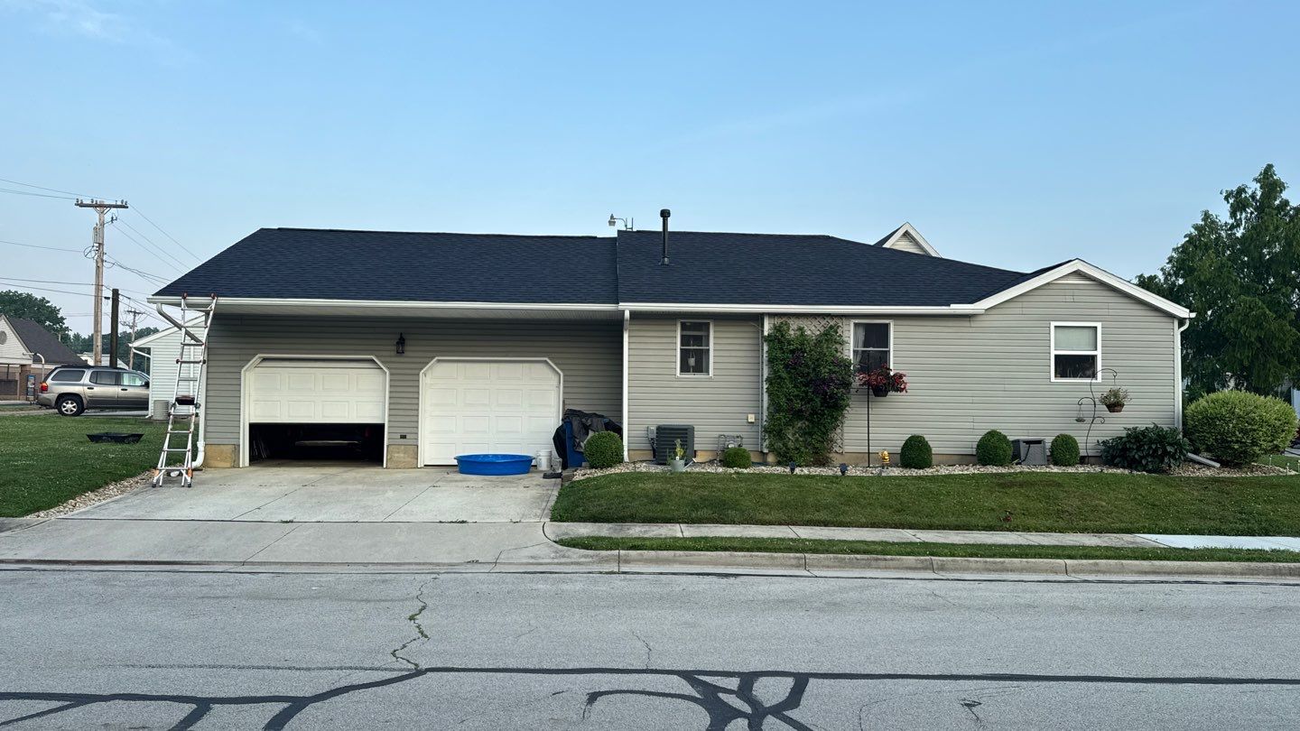 Residential Roofing Installation using Atlas Pinnacle Pristine Black by Nitro Roofing and Construction