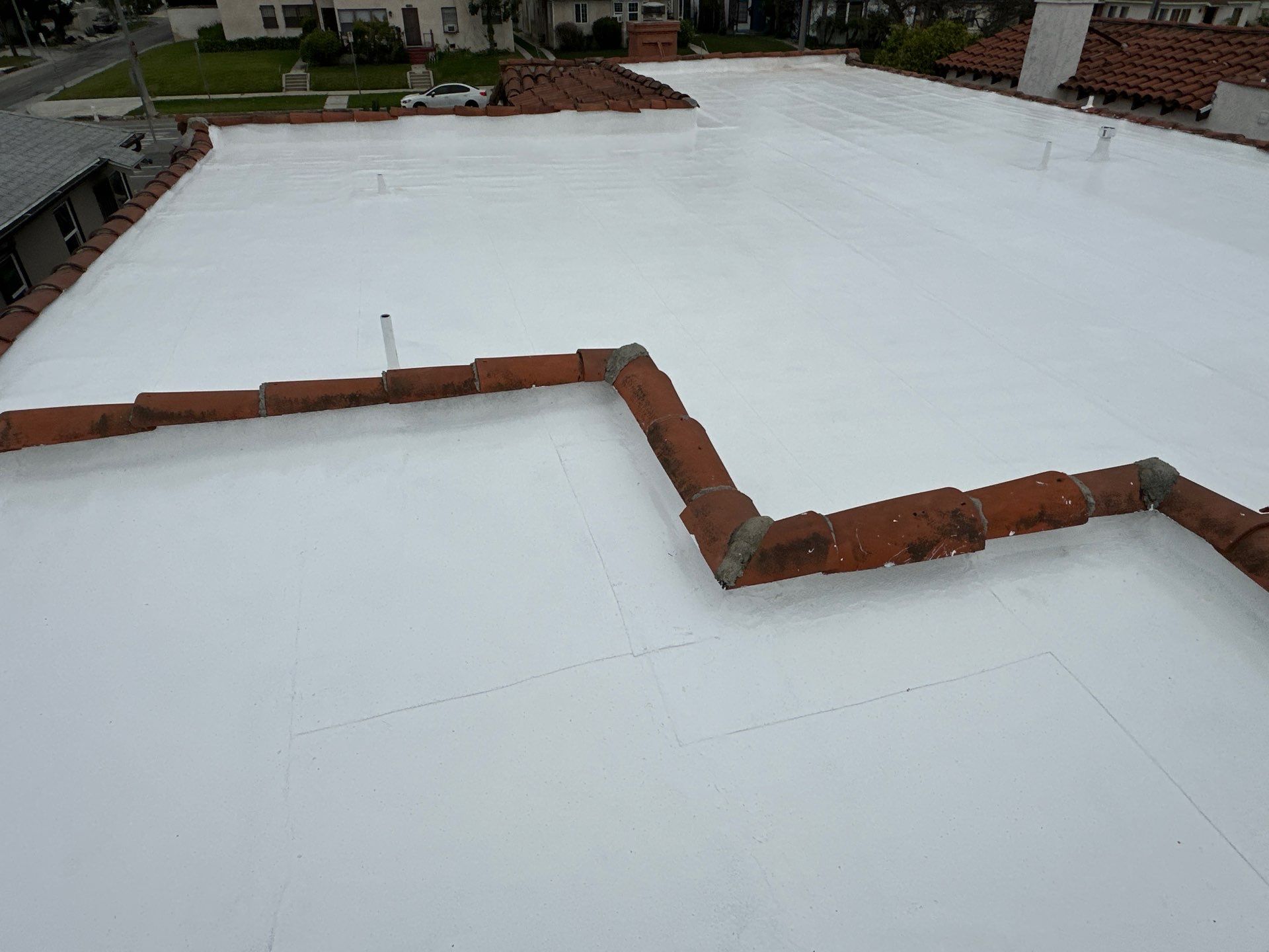 Residential Tile Maintenance and Silicone Application using American Standard Coatings Silicone-S by Hull Brothers Roofing
