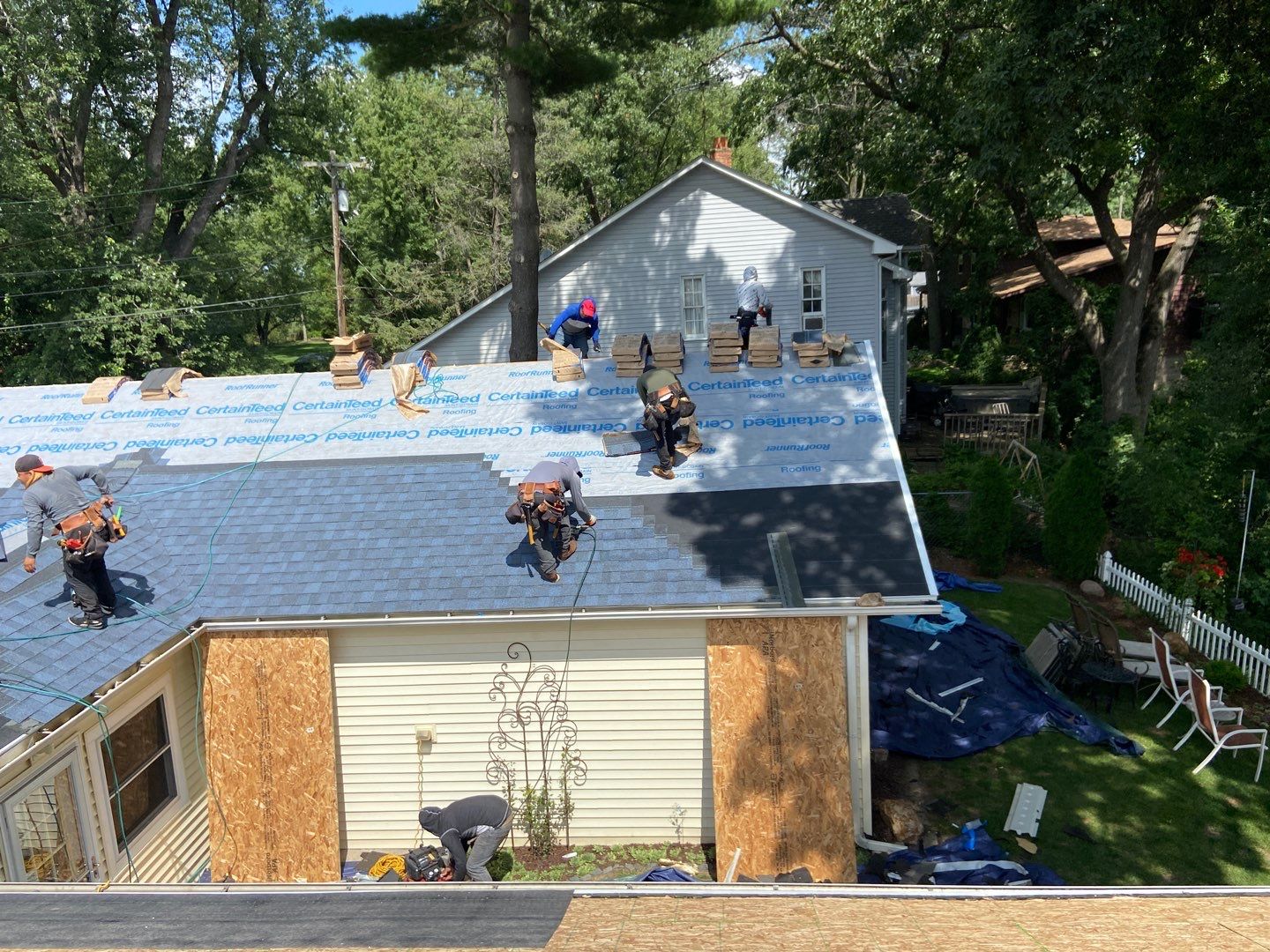Roof Replacement using CertainTeed Landmark by 180 Contractors