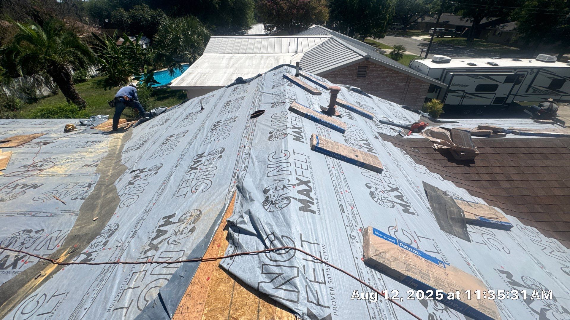 Project in New Braunfels by Rhino Roofing and General Contracting, LLC