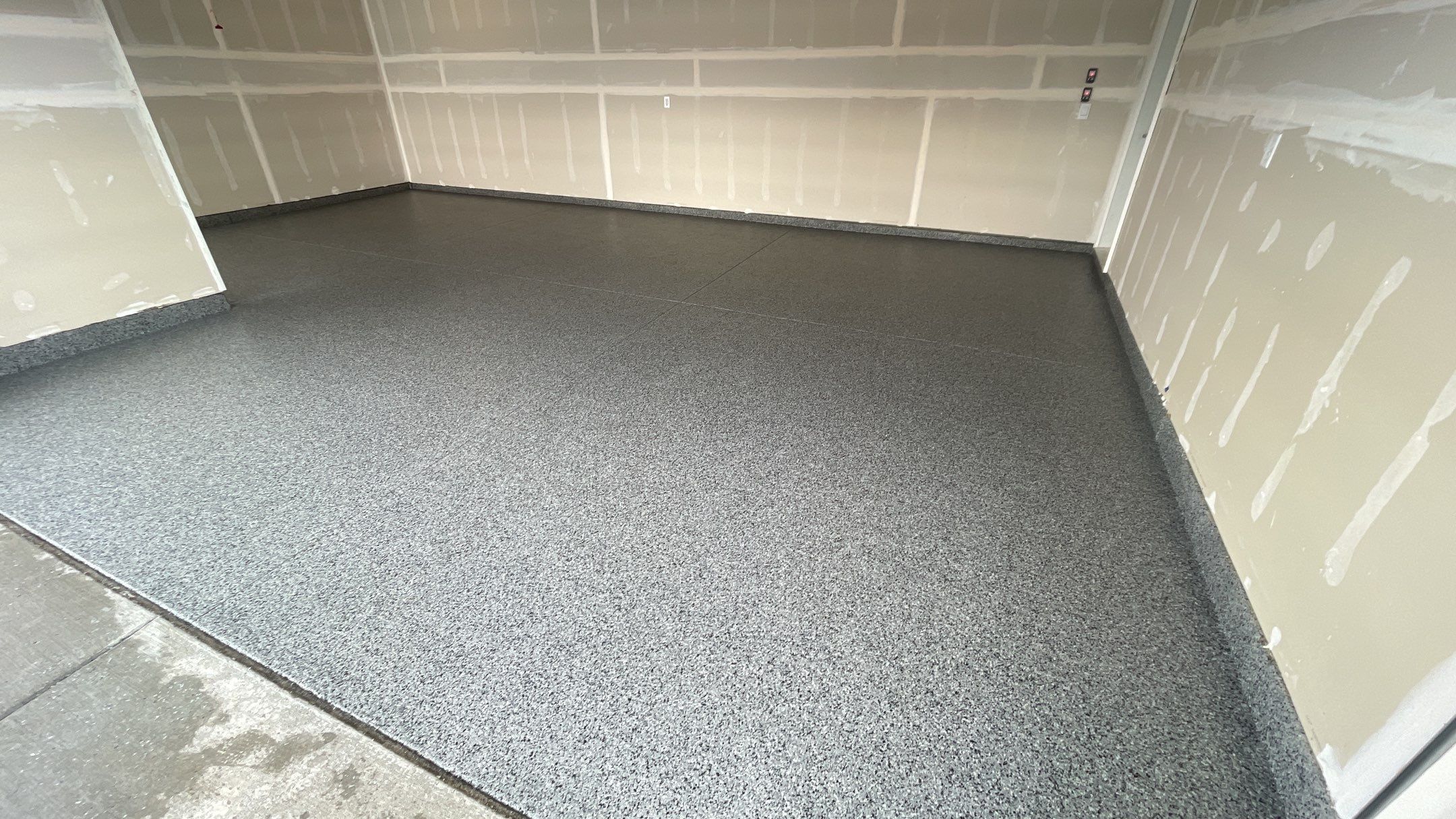 Garage Transformation using Nightfall by Croc Coatings, LLC