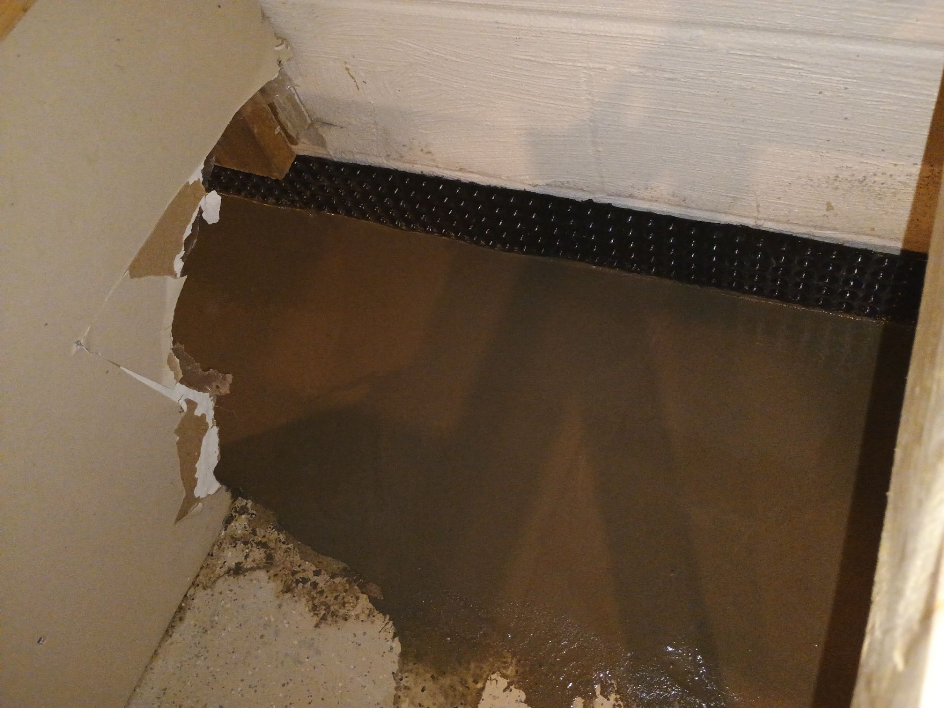 Drain tile for Kael in New Brighton by Waterproofing Northeast