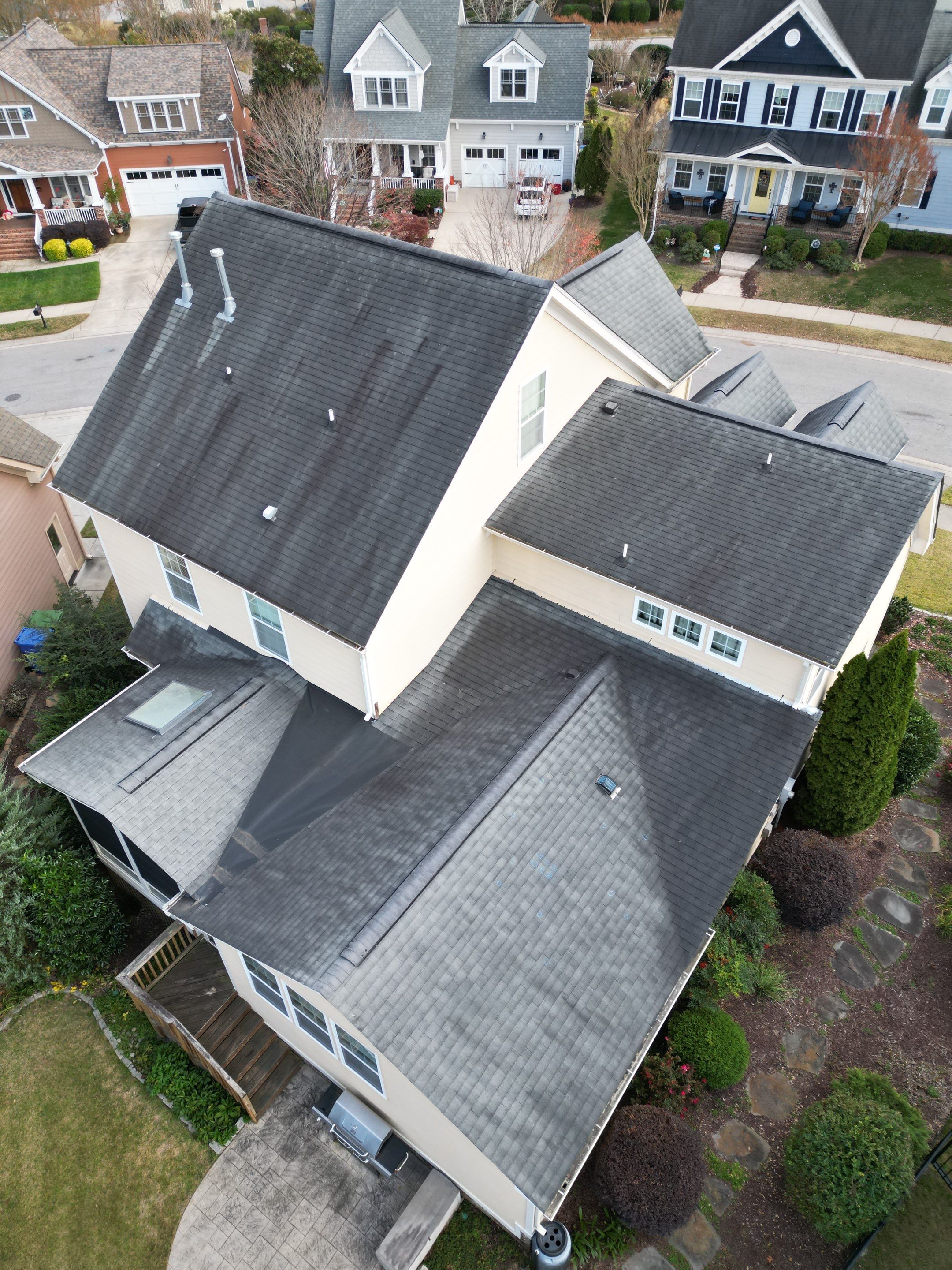Roof Replacement - GAF Timberline HDZ Weathered Wood shingles  by Pro Performance Roofing