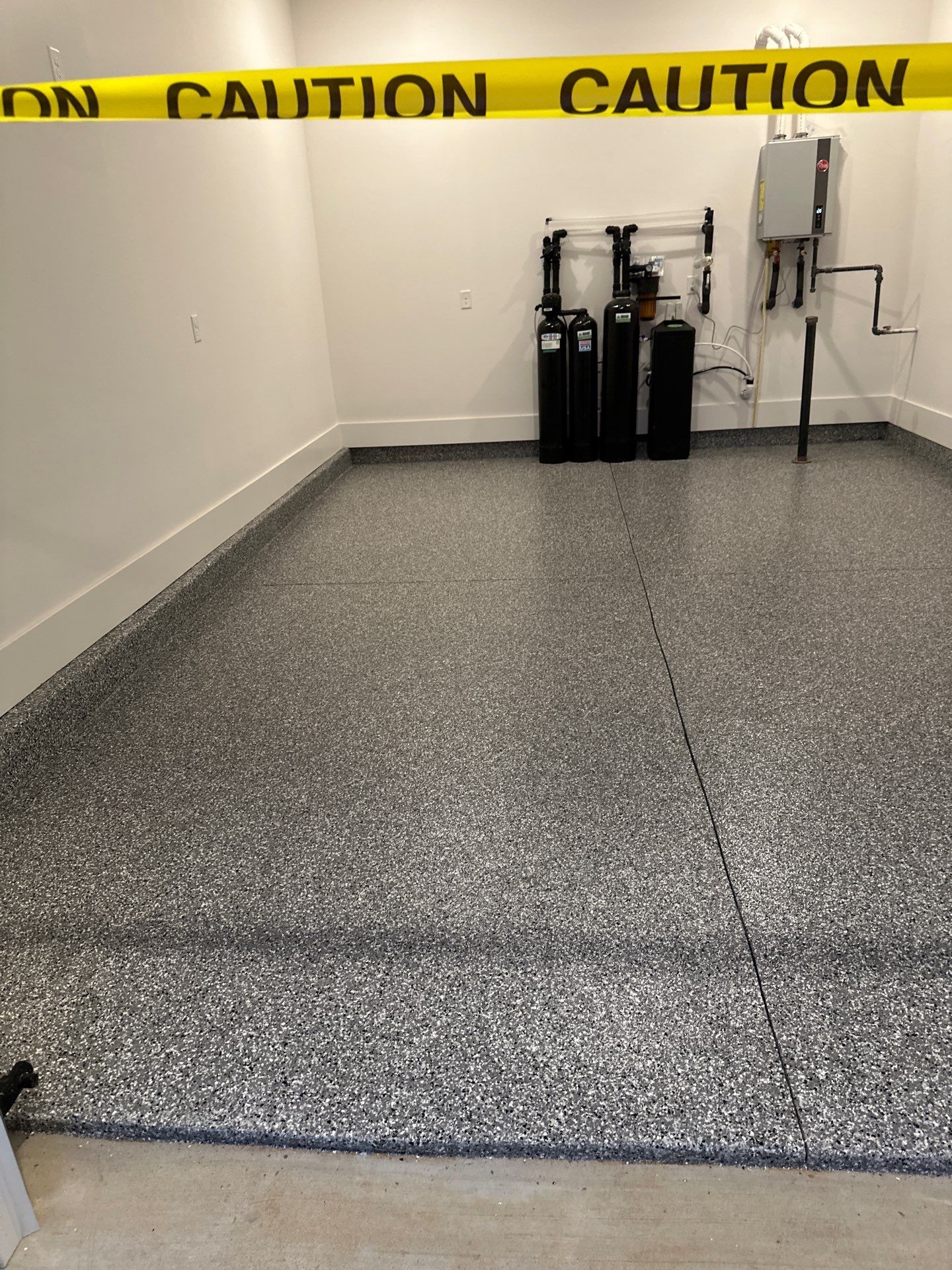 Garage Floor Coating using Wombat by My Garage Floor Guys