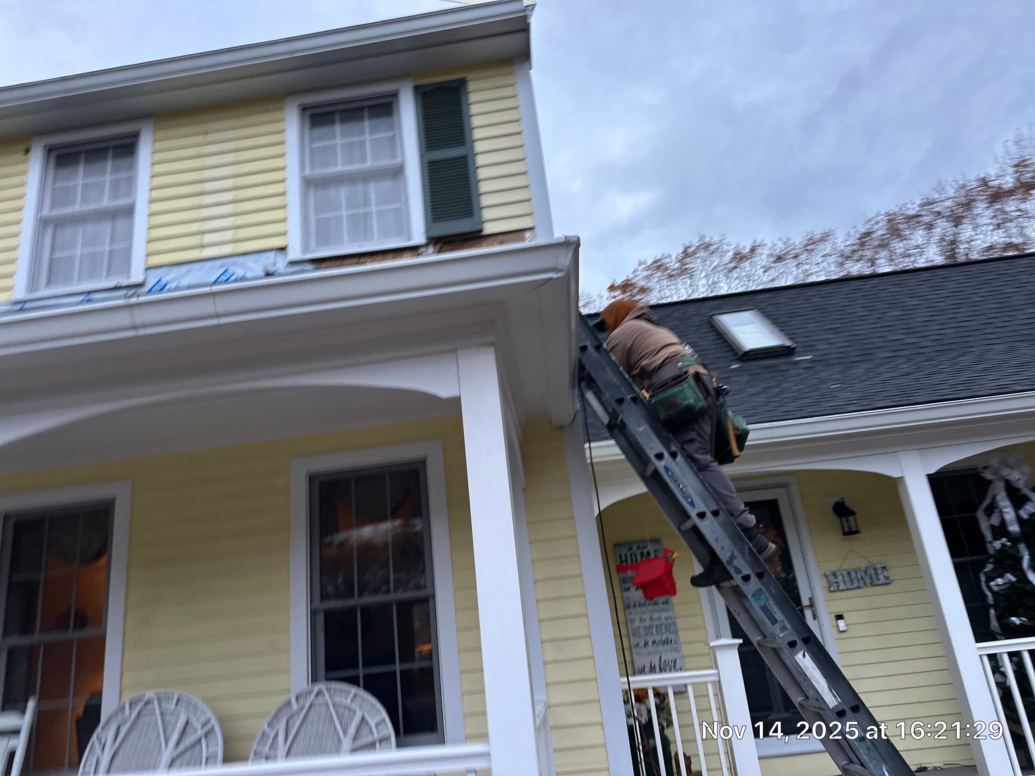 Chelmsford Premium Roof: Onyx Black Shingles with Standing Seam Metal Porch by Mighty Dog Roofing of Greater Middlesex County