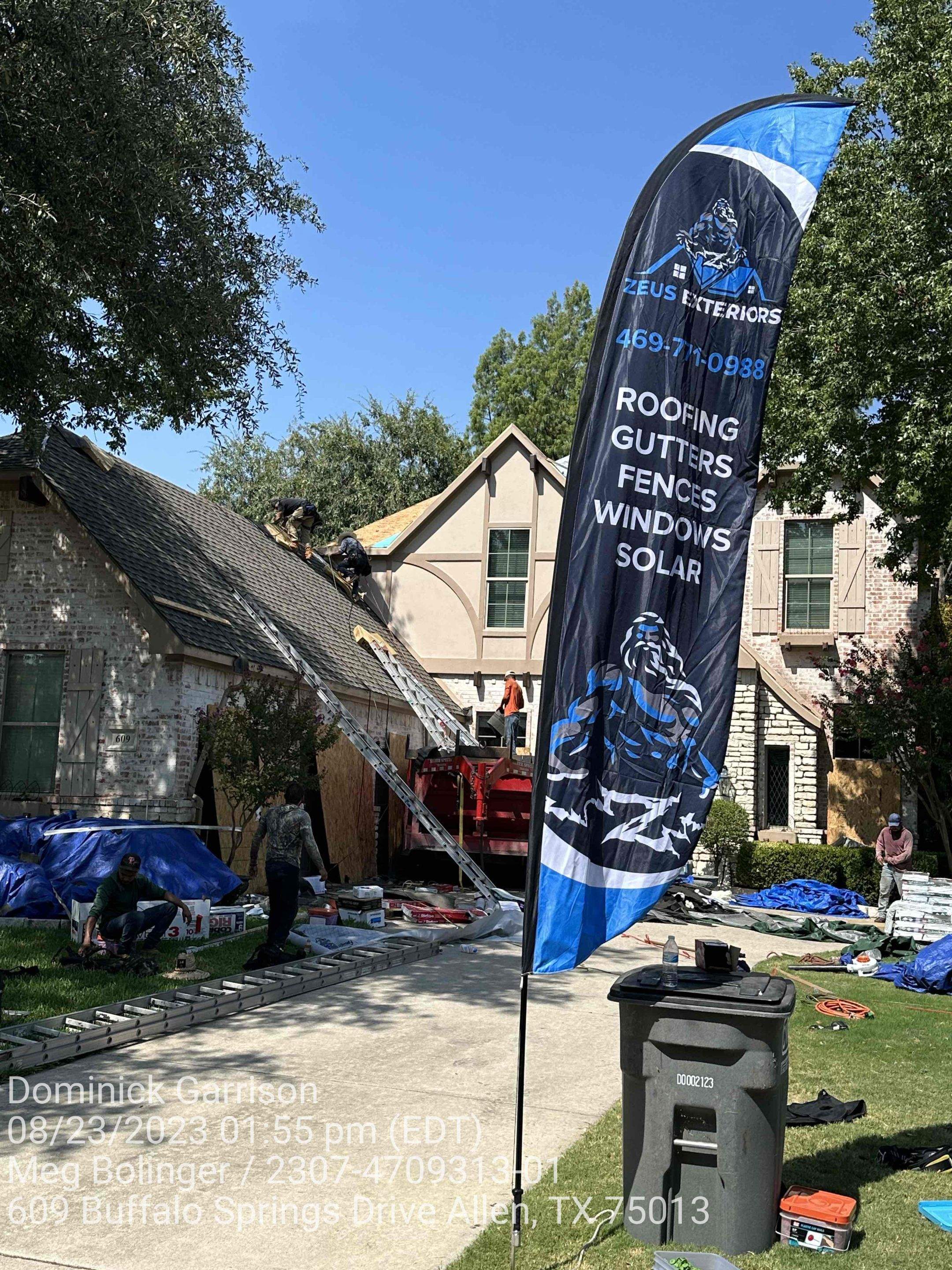 Project in Allen  by Zeus Exteriors