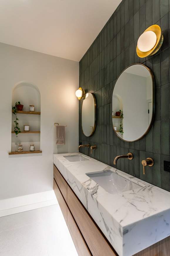 Beautiful primary suite remodel by Venne Plumbing