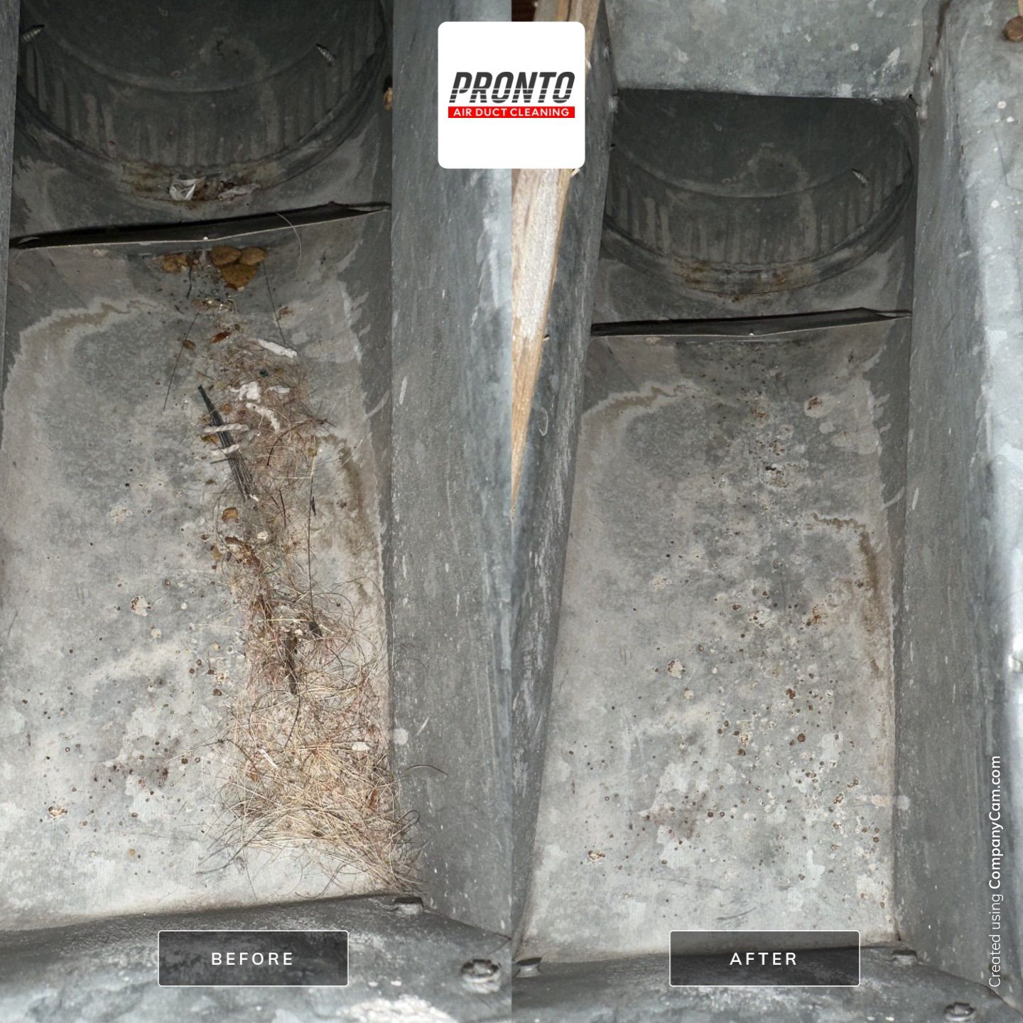 Air duct cleaning using Hypervac by Pronto Air Duct Cleaning