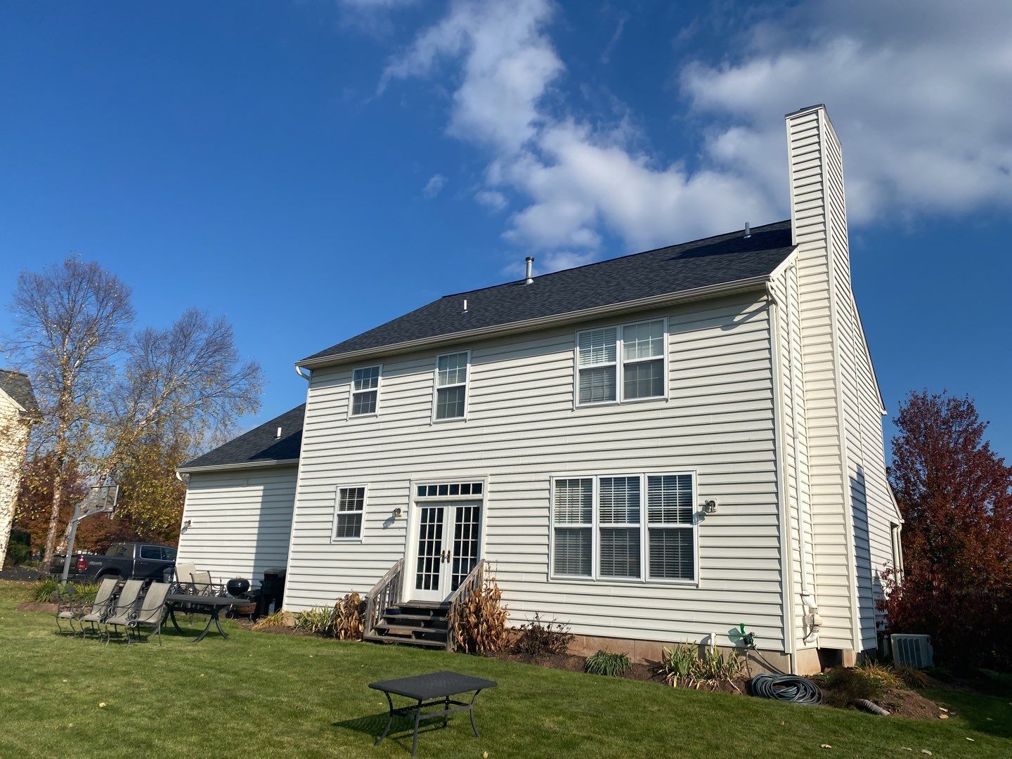 Roofing Installation using CertainTeed Landmark Pro - Max Def Moire Black by Storm Guard of Ches-Mont PA