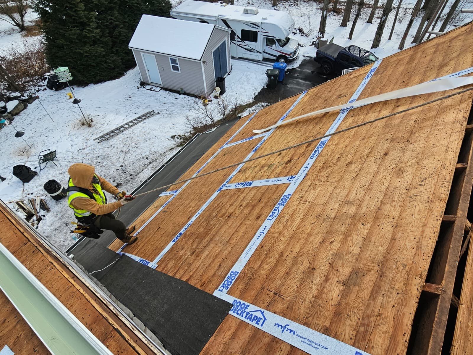 Owens Corning Duration: Harbor Blue in Norwich by Golden Shield Roofing