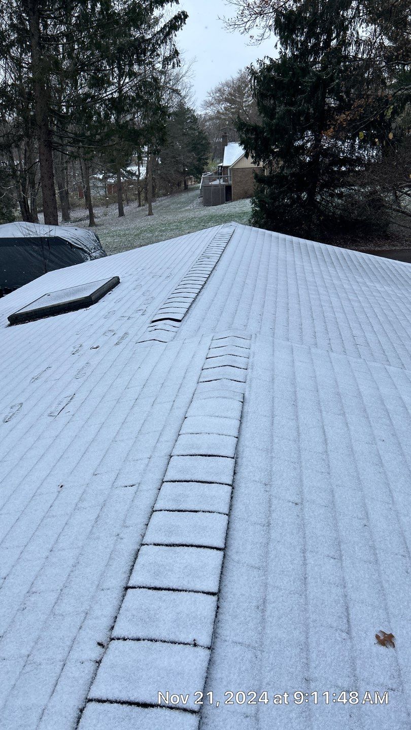 Residential Roofing Installation using Malarkey Vista AR Shingles (Black Oak) by Koontz Construction