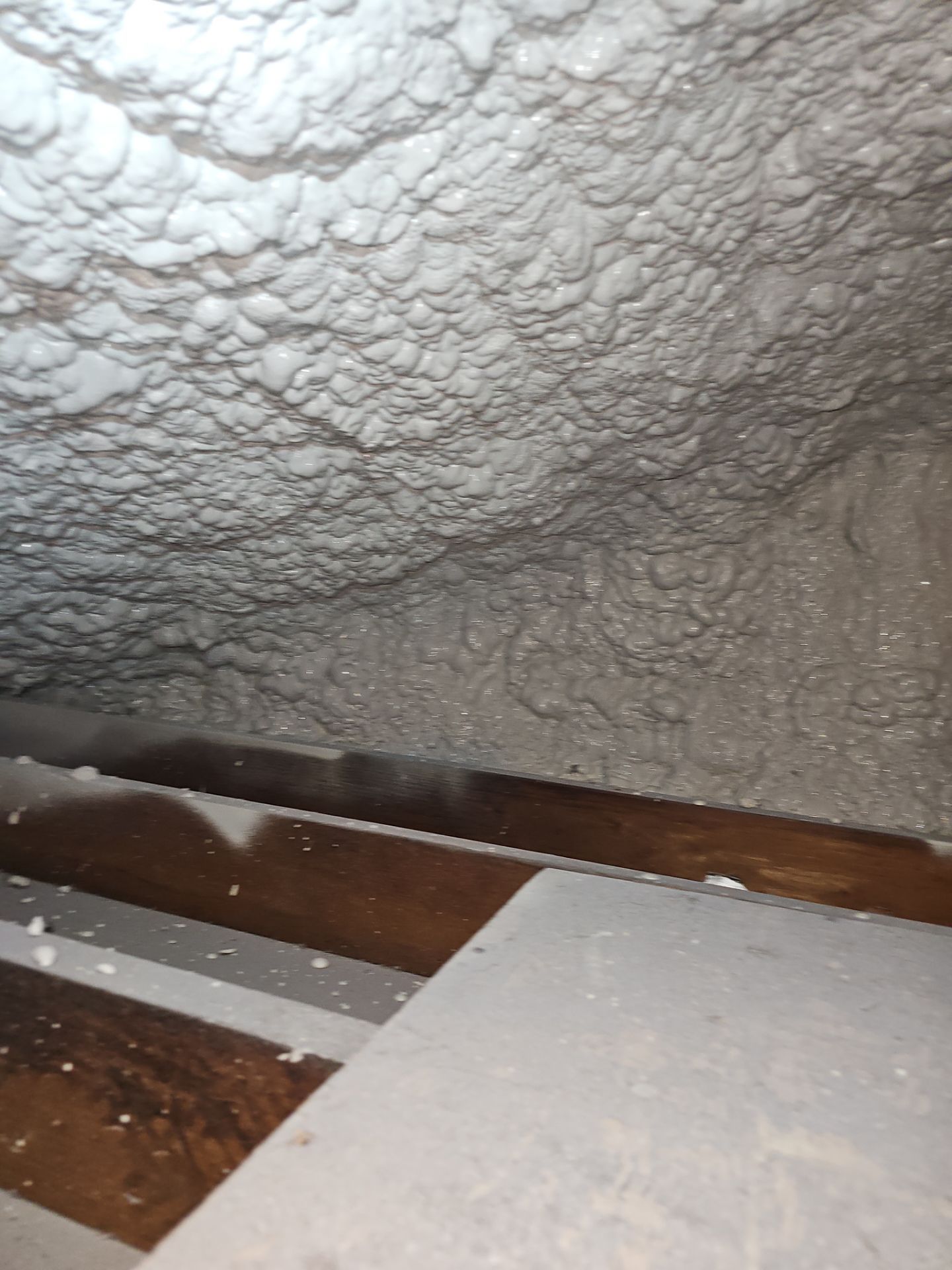 Basement Exterior Walls using Closed Cell Spray Foam by NYS Foam & Energy