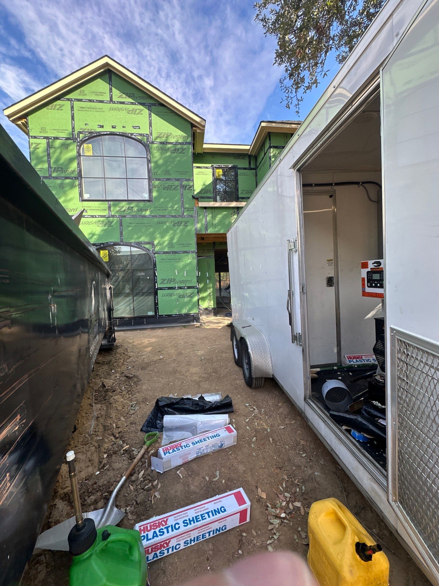 Another beautiful custom home in Dallas fully encapsulated ✔️ by Apex Insulation Solutions