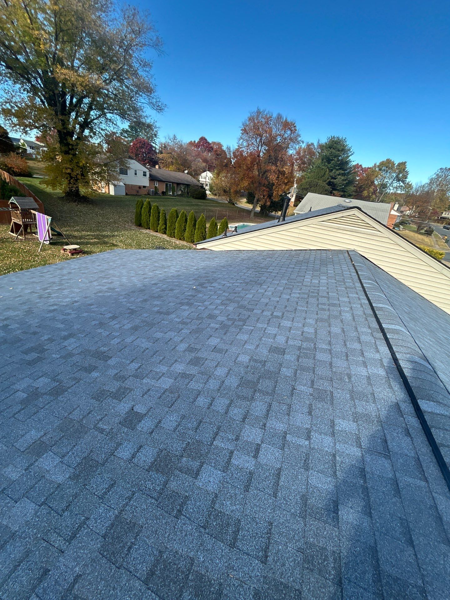 Faifax : Residential Roof Replacement with CertainTeed Landmark Pro in Max Def Coastal Blue  by RM Banning, Inc.