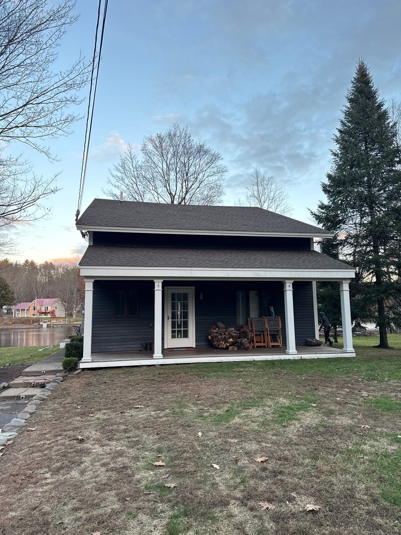 Goffstown, NH Roof Replacement Using GAF Timberline HDZ Shingles in Barkwood by Compass exteriors