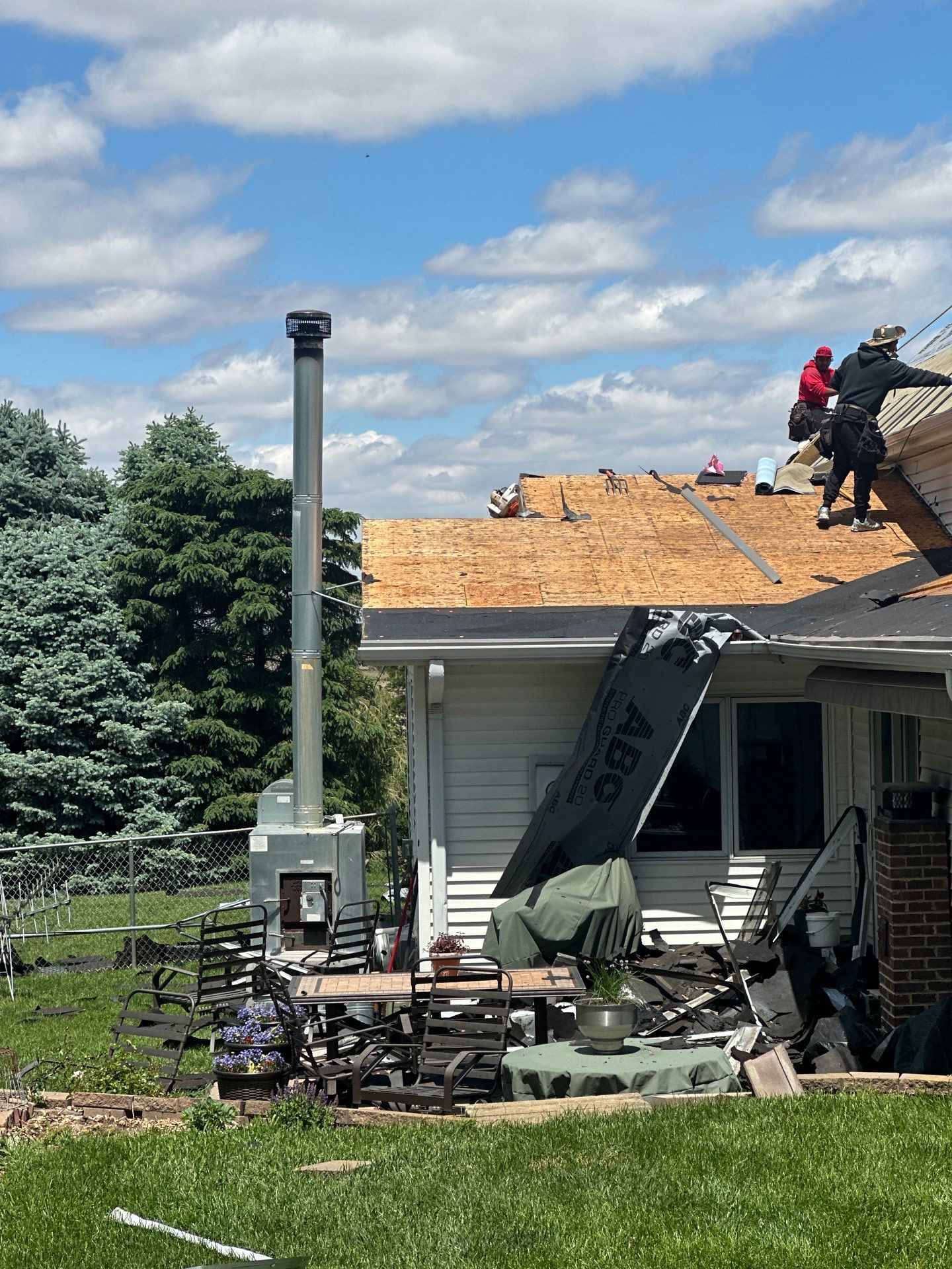 Residential Roofing Installation using Owens Corning Duration Driftwood by Lightning Exteriors