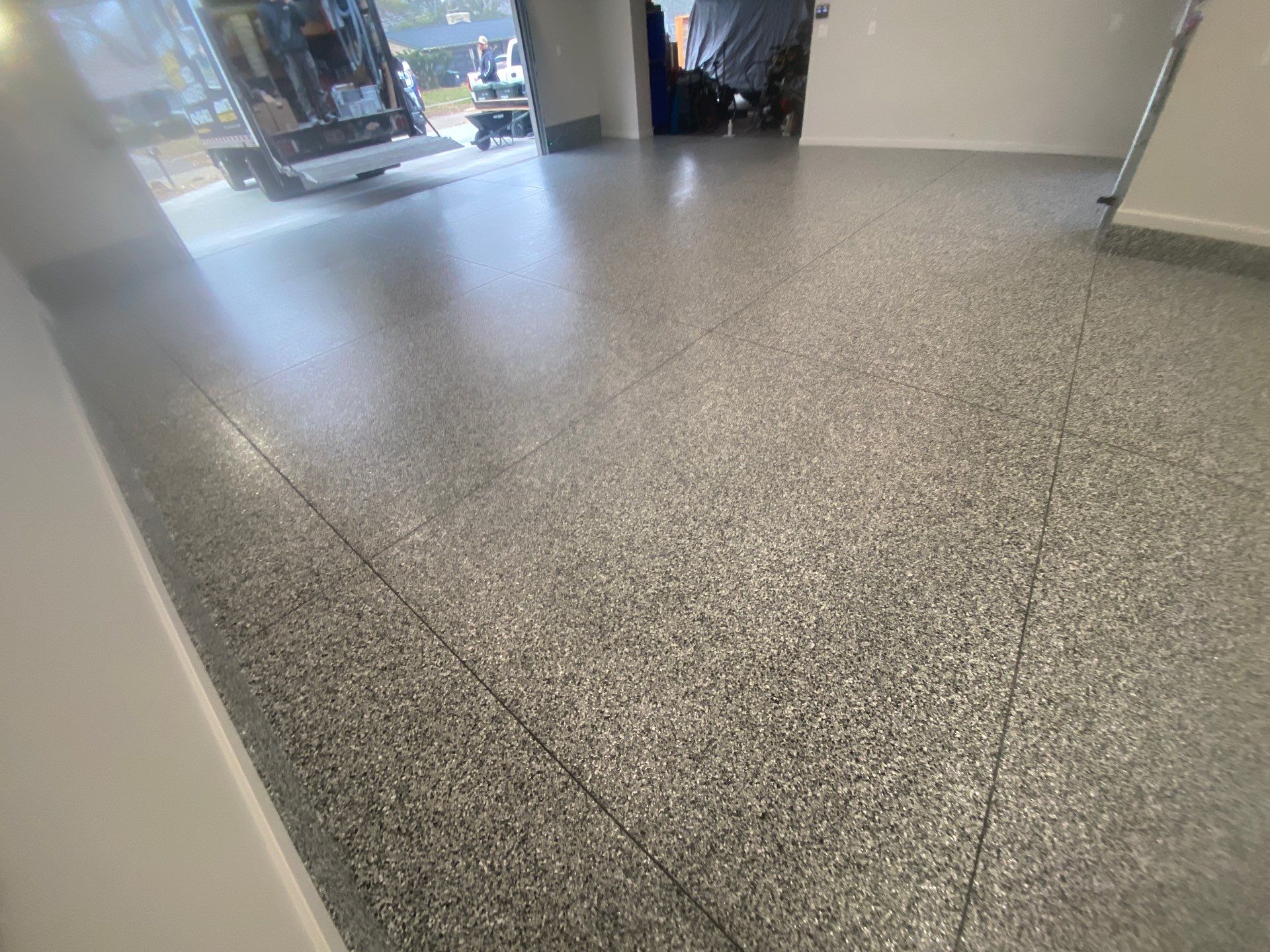 Brashed Gray by Granite Garage Floors