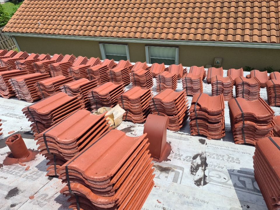 Residential Roofing Installation using Eagle Roofing Tile by BLUES BROTHERS ROOFING