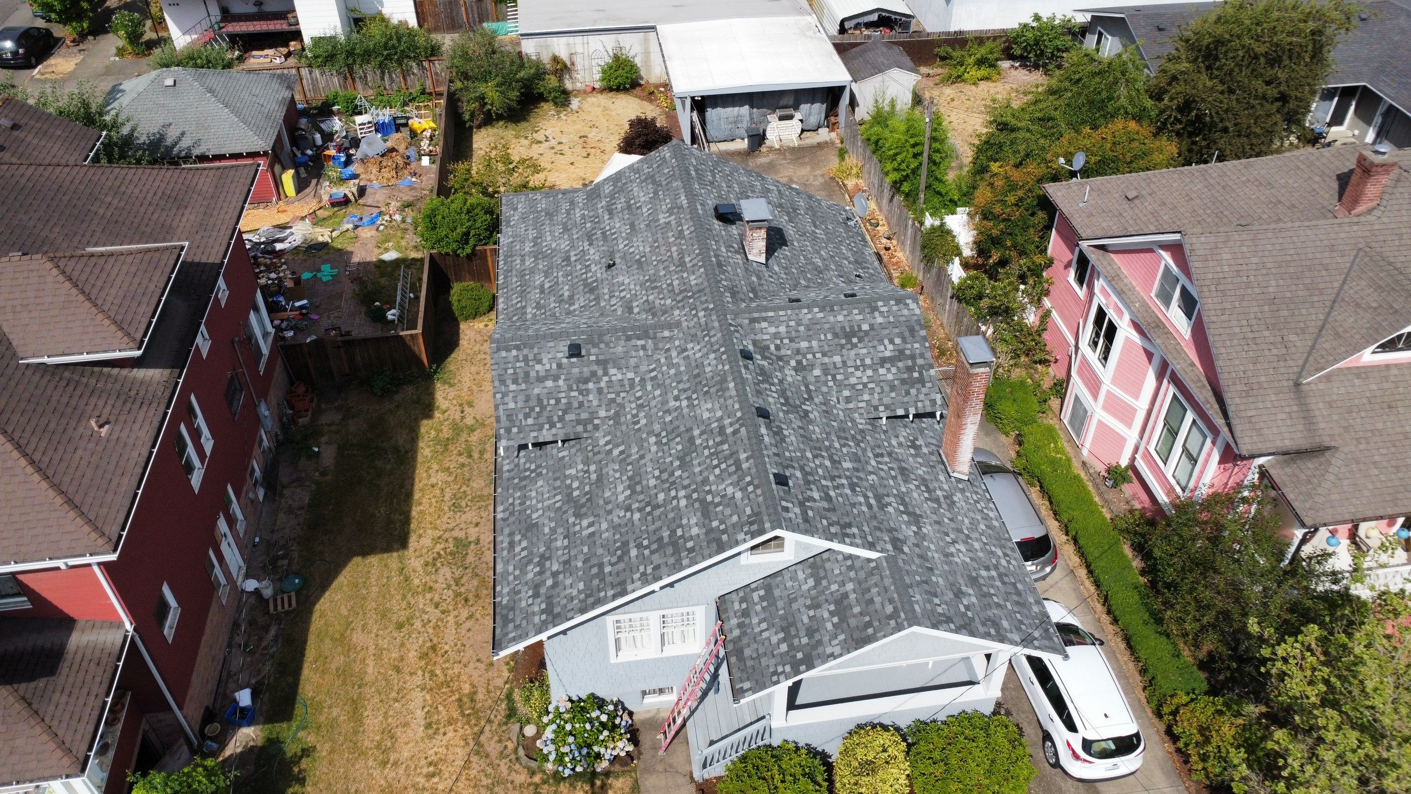 Residential Roofing Installation using IKO Dynasty (Color: Summit Grey) by Orezona Building & Roofing Company, Inc.