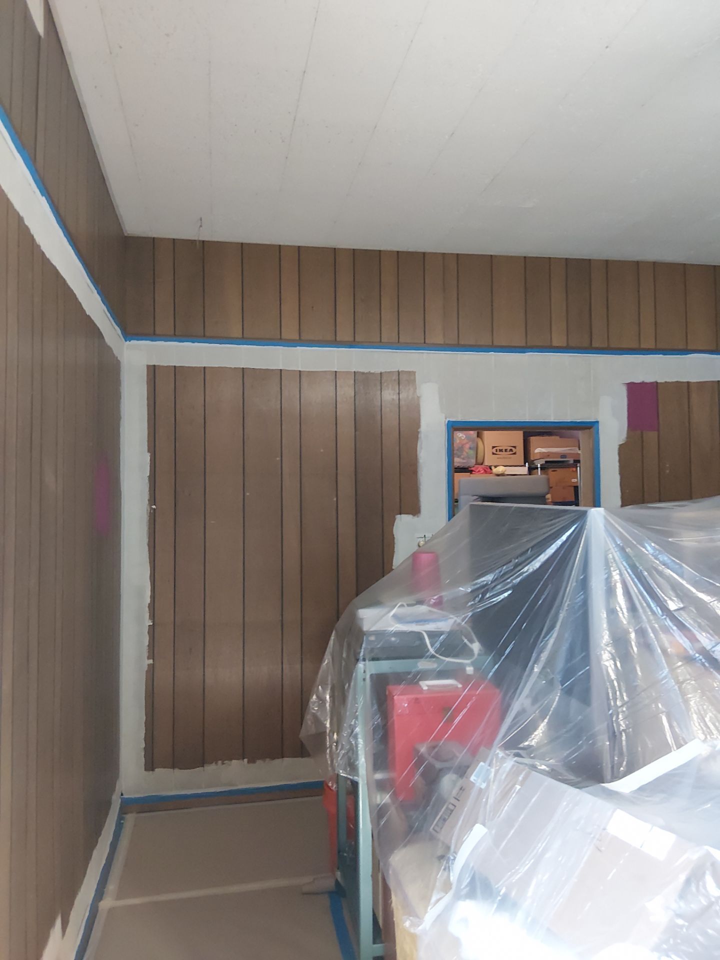 Interior Transformation: Refreshing Wood Paneling by Legendary Services Company LLC.