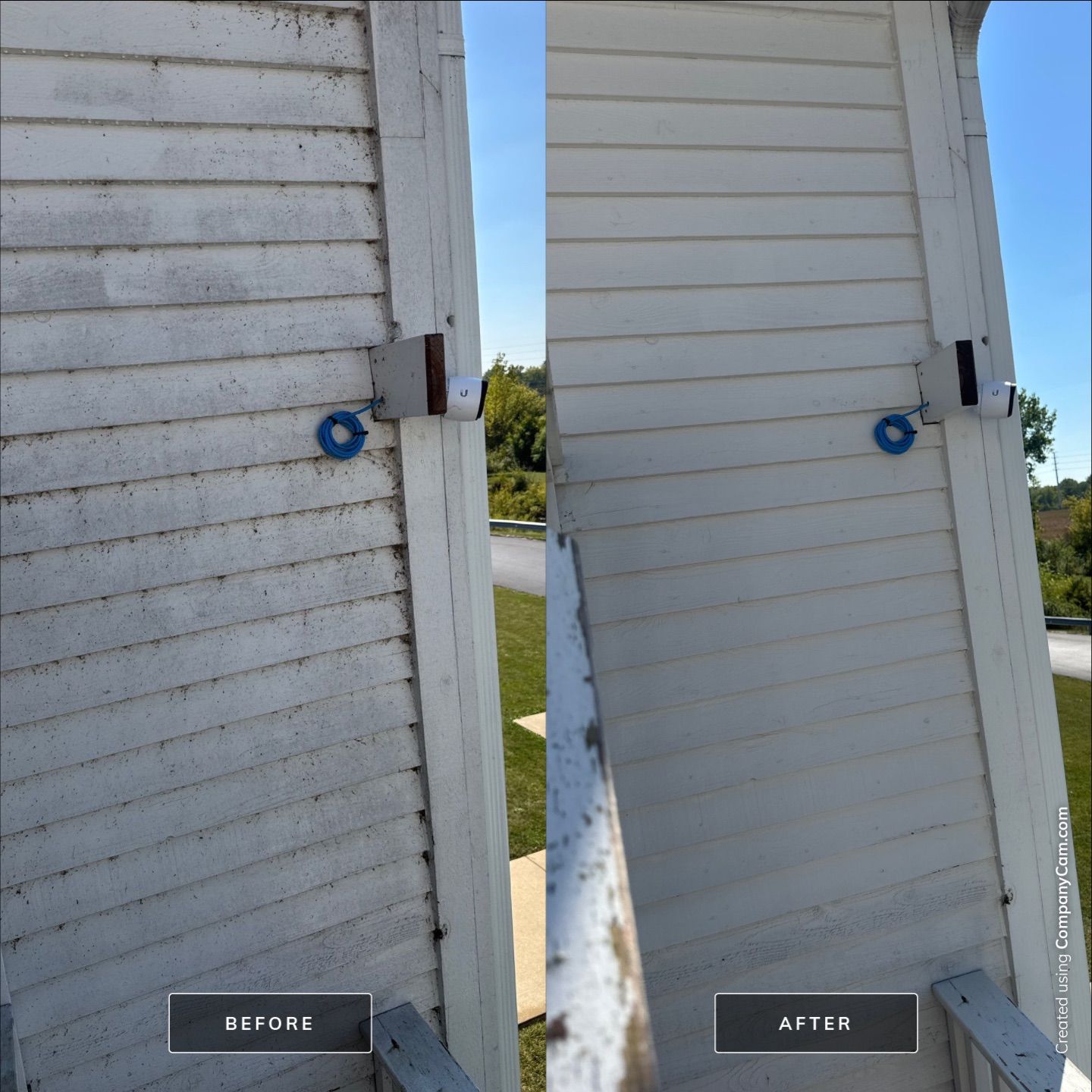 Chain of Lakes Community Bible Church Exterior Wash by Simmons Power & Soft Washing