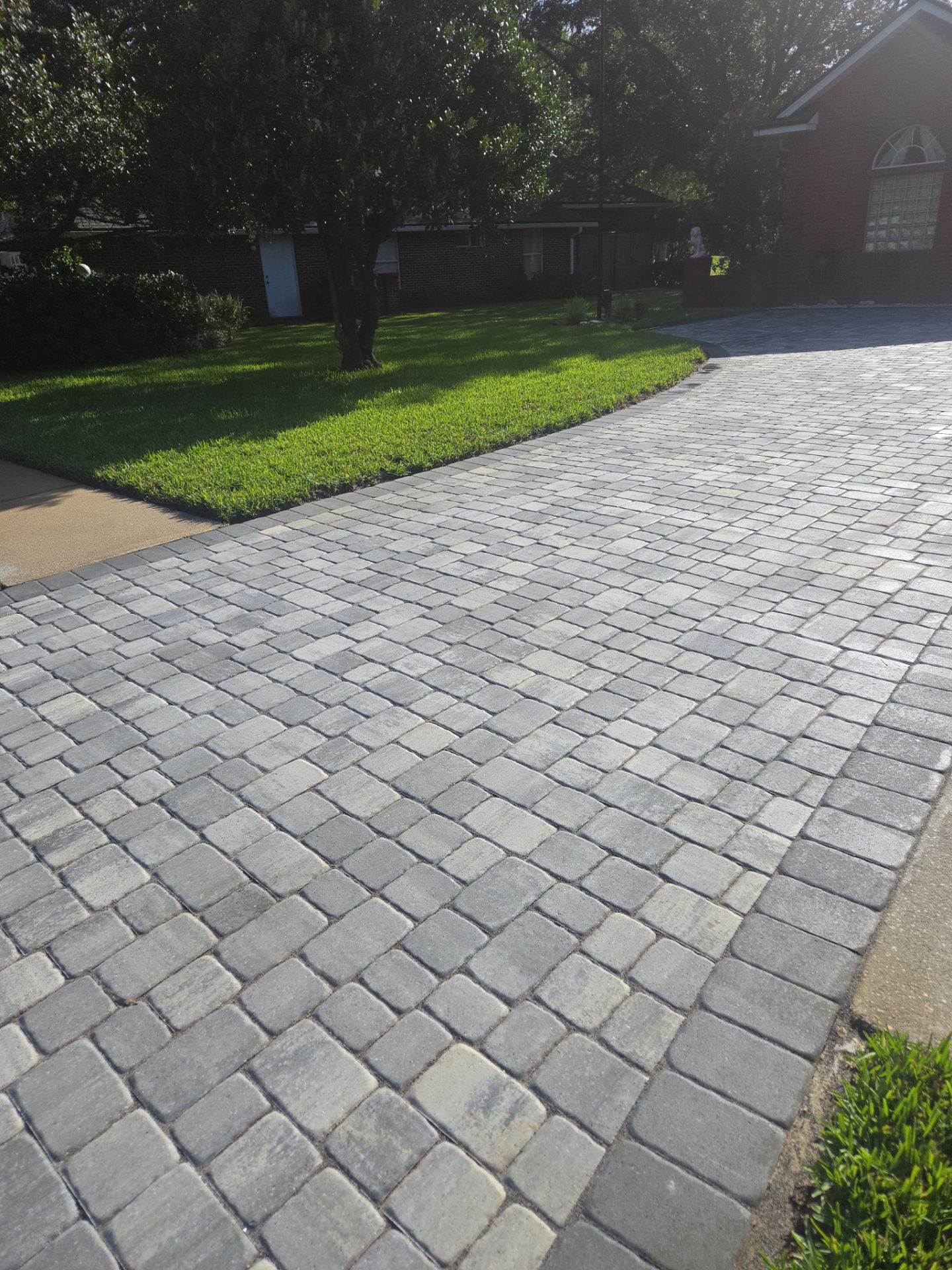 Paver Driveway using Concrete Sealant by DuraSeal