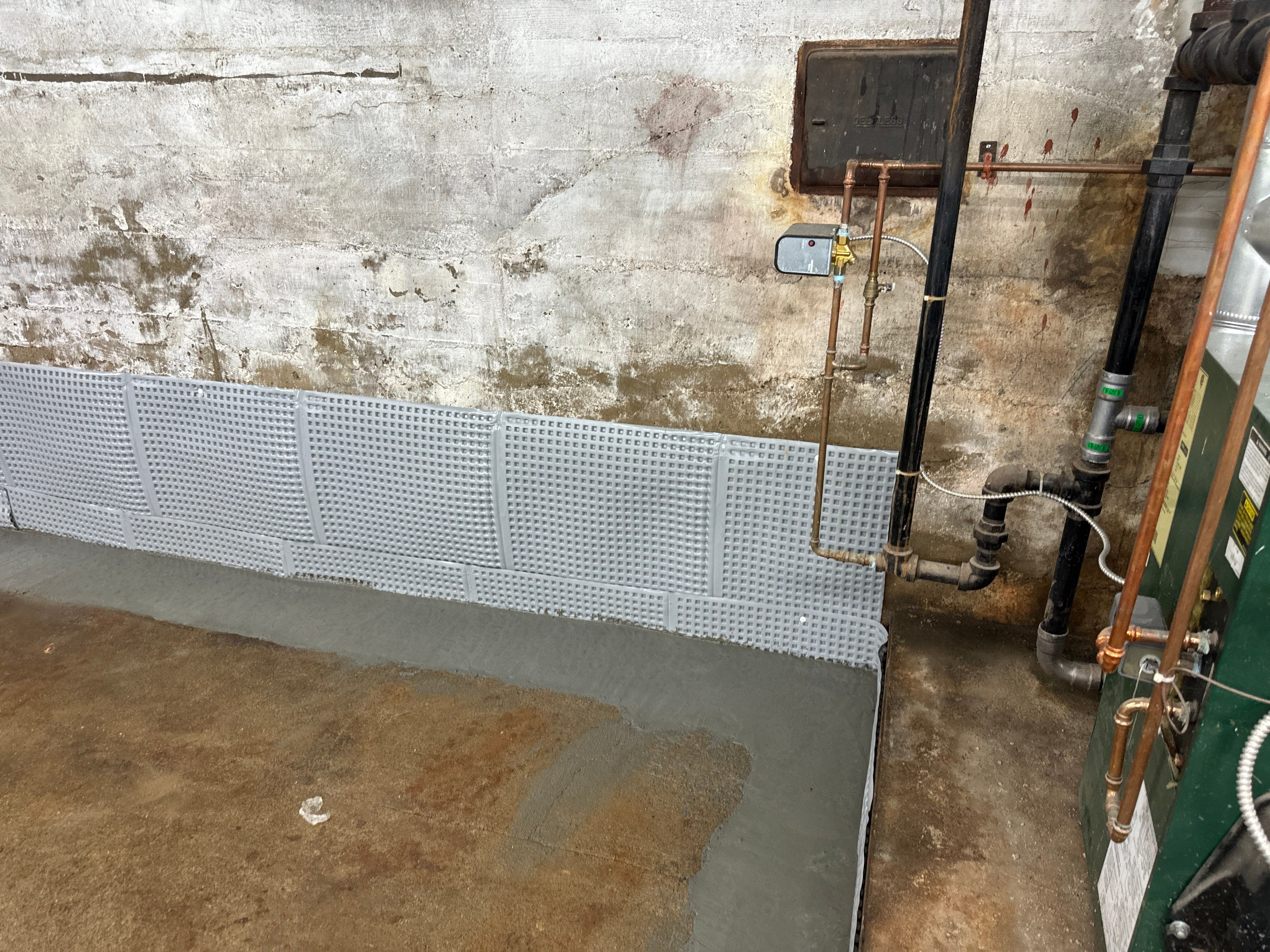Interior French Drain Boonton NJ by Pure Service Pro, LLC 