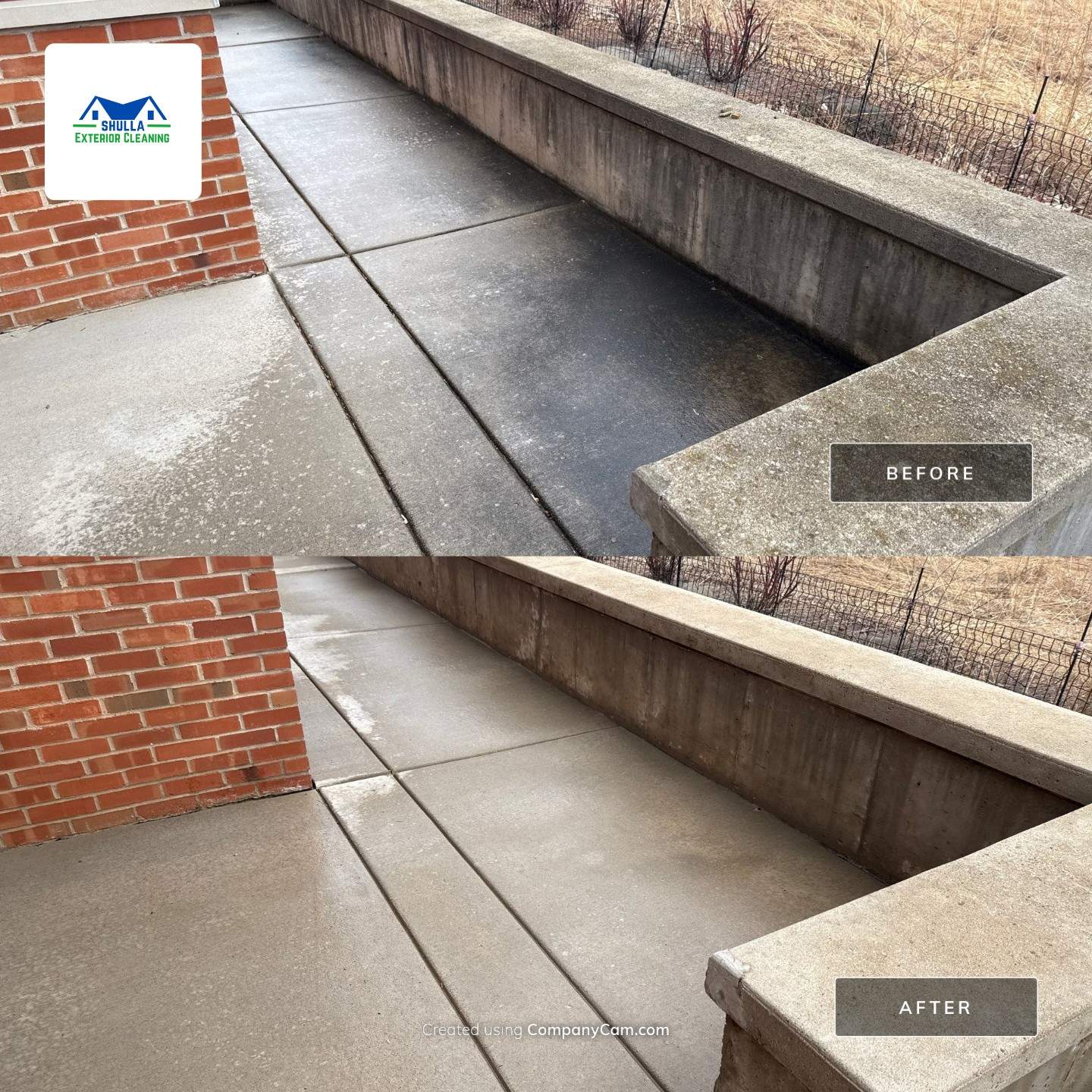 Concrete and Stucco Cleaning by Shulla Exterior Cleaning