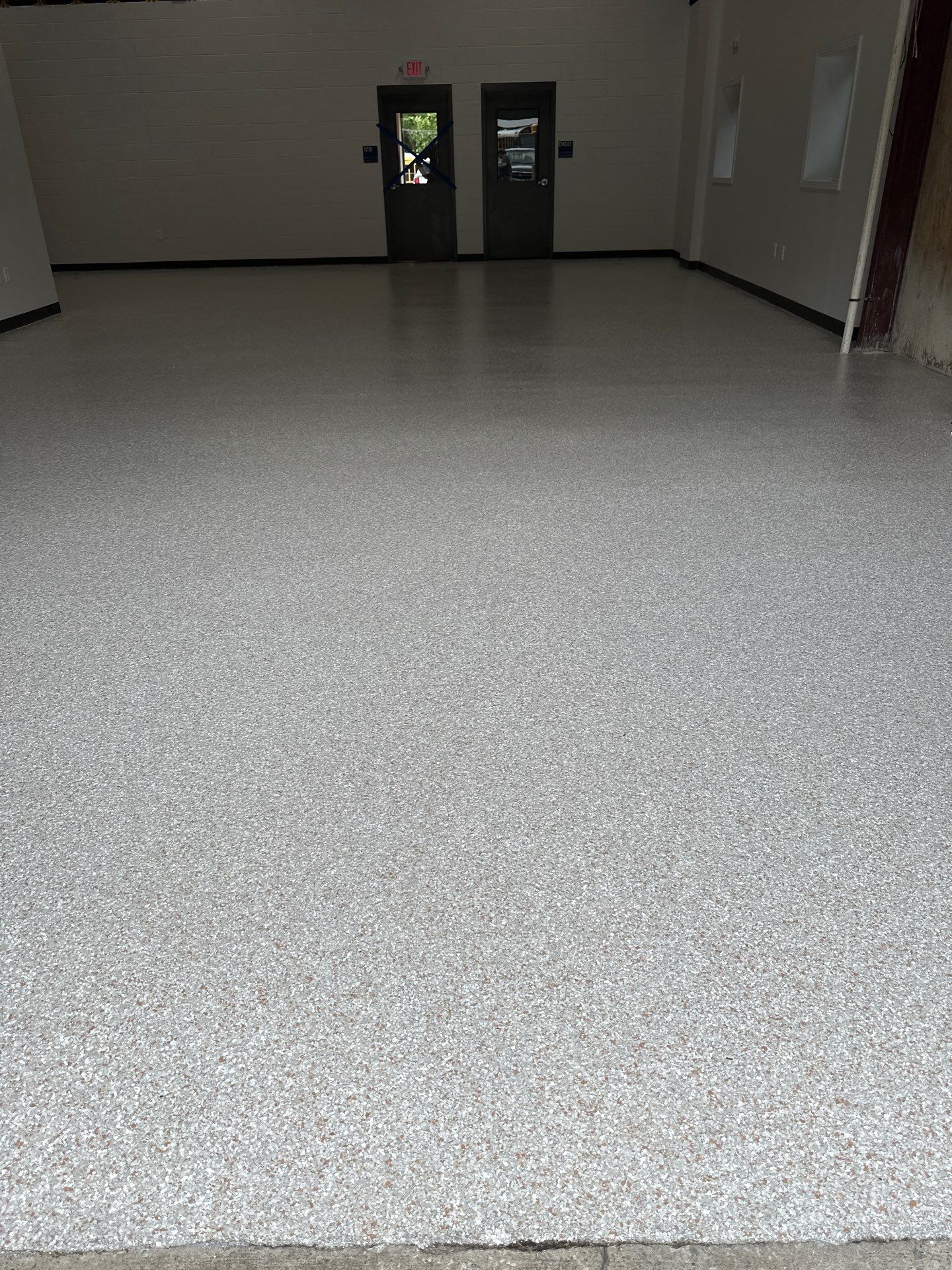 Commercial Floor Coating using Palomino by My Garage Floor Guys